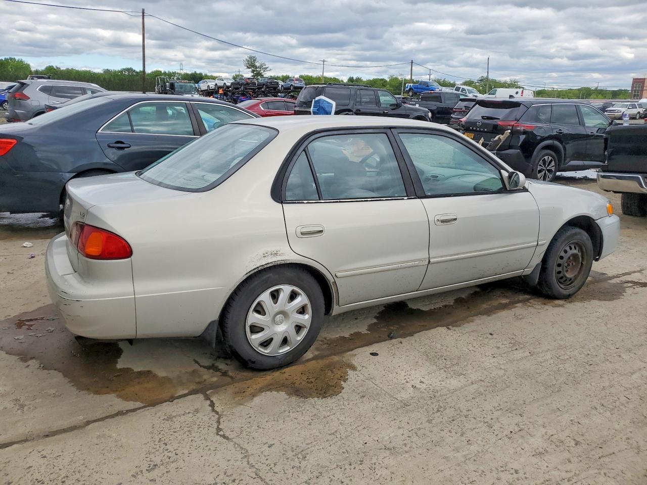 2002 Toyota Corolla Le Silver vin: 2T1BR18E82C574147