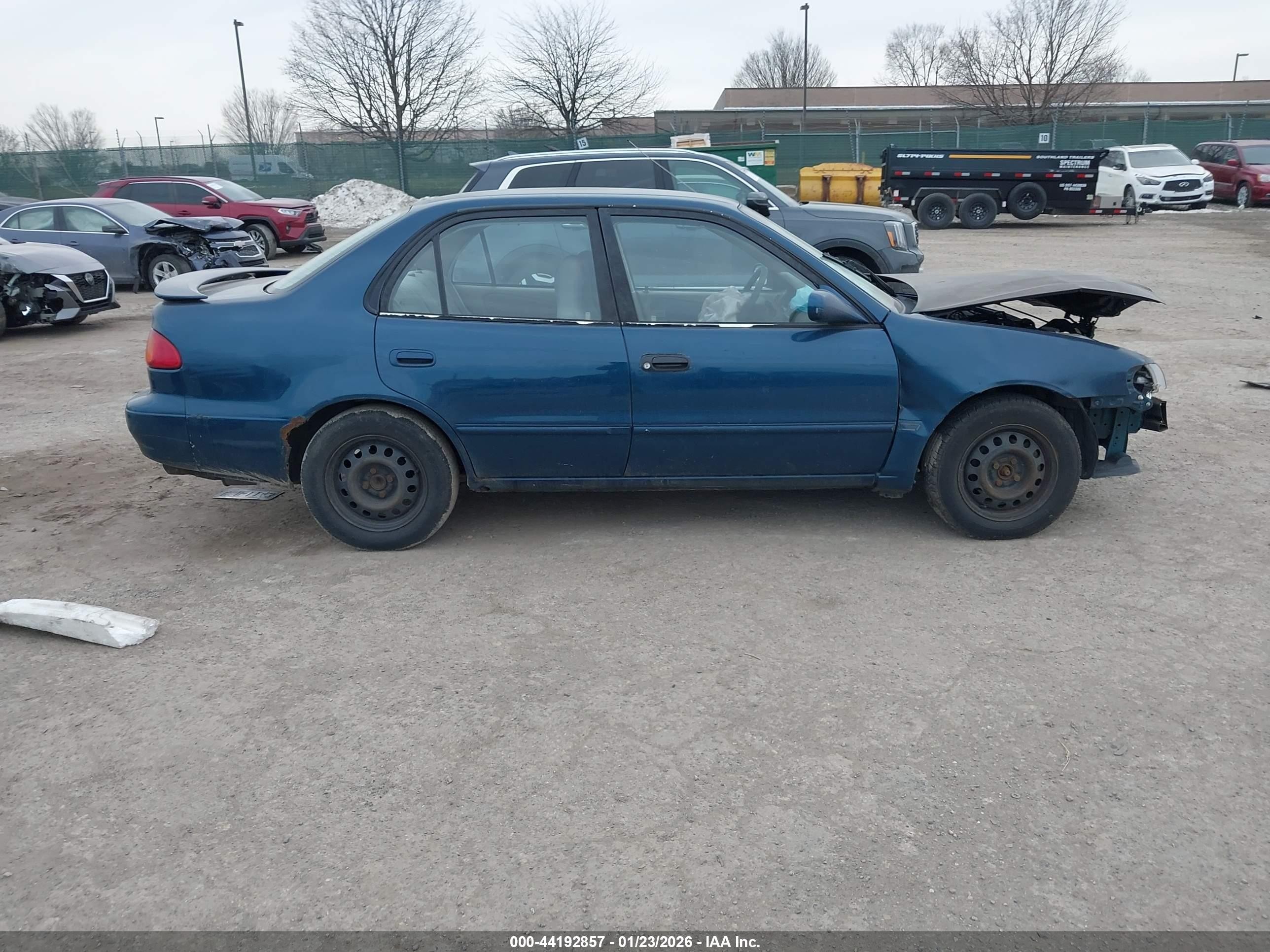 1998 Toyota Corolla Le Blue vin: 2T1BR18E8WC023464