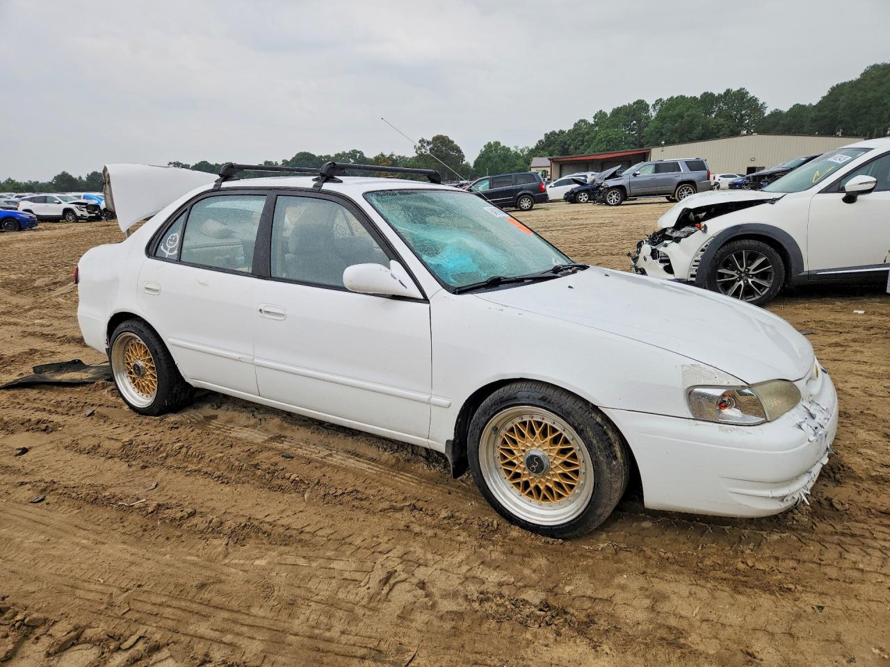 2000 Toyota Corolla Ve White vin: 2T1BR18E8YC335030