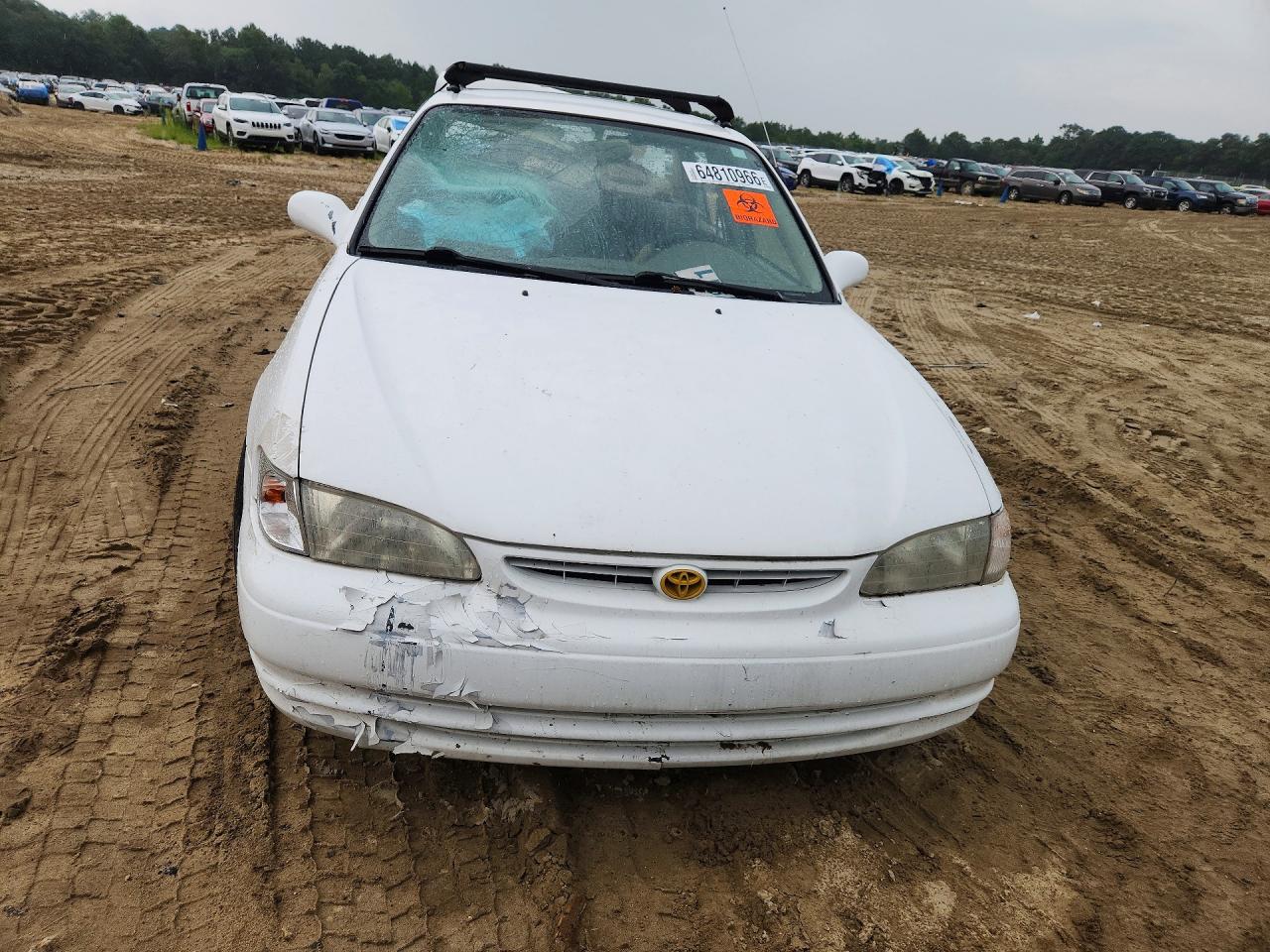 2000 Toyota Corolla Ve White vin: 2T1BR18E8YC335030