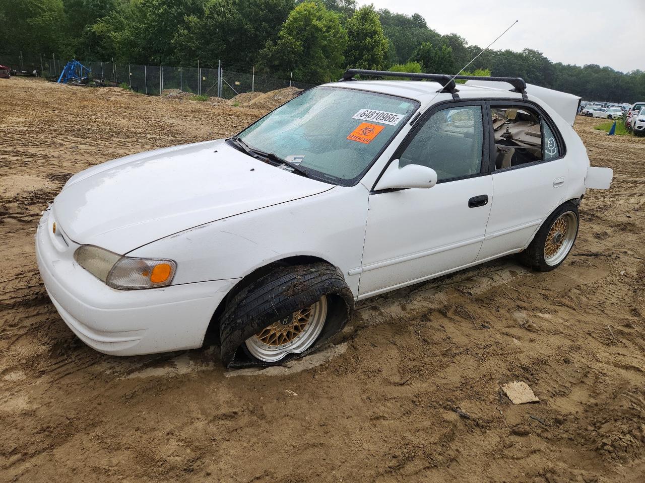 2000 Toyota Corolla Ve White vin: 2T1BR18E8YC335030