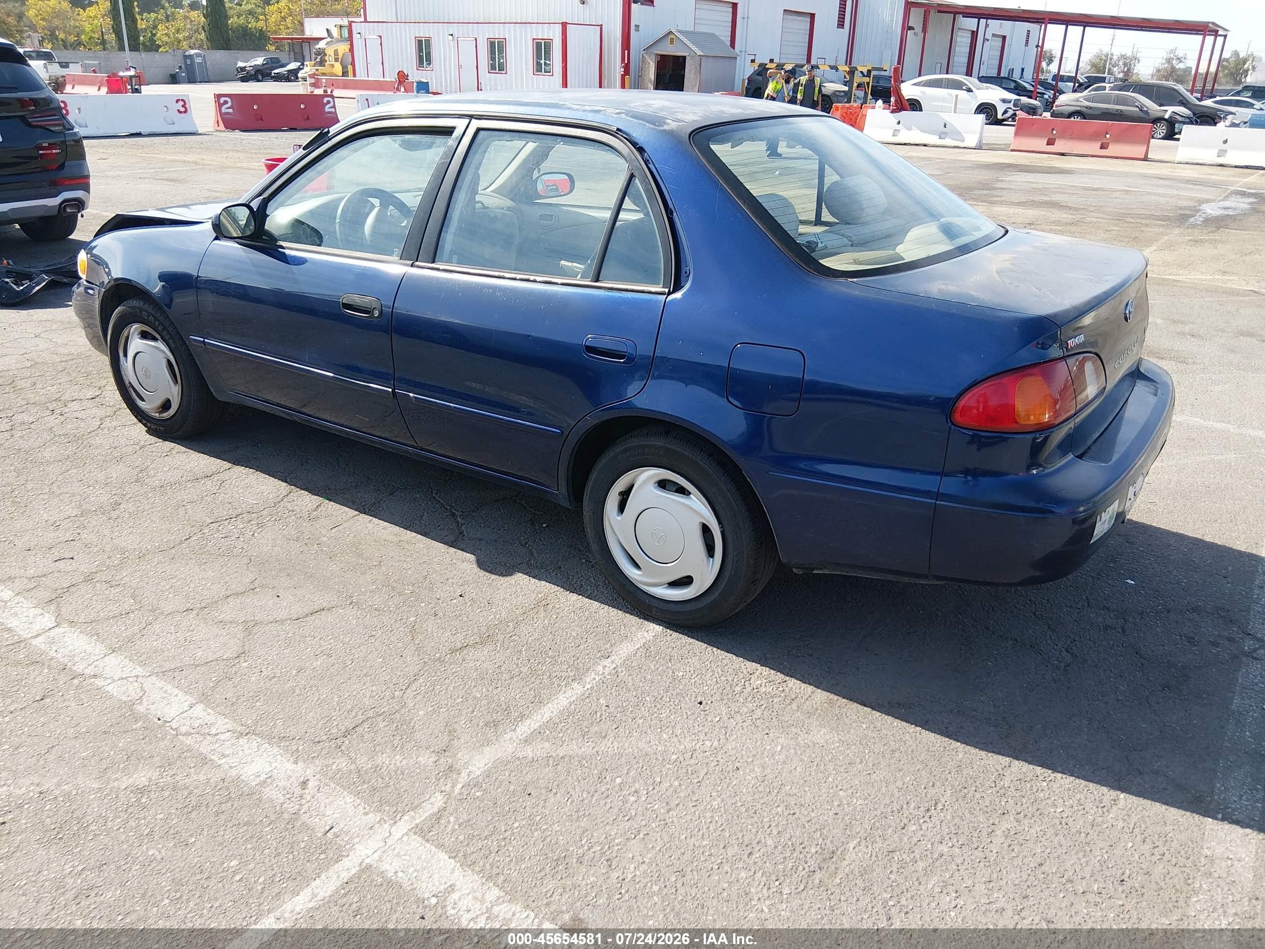 1998 Toyota Corolla Le Blue vin: 2T1BR18E9WC014658