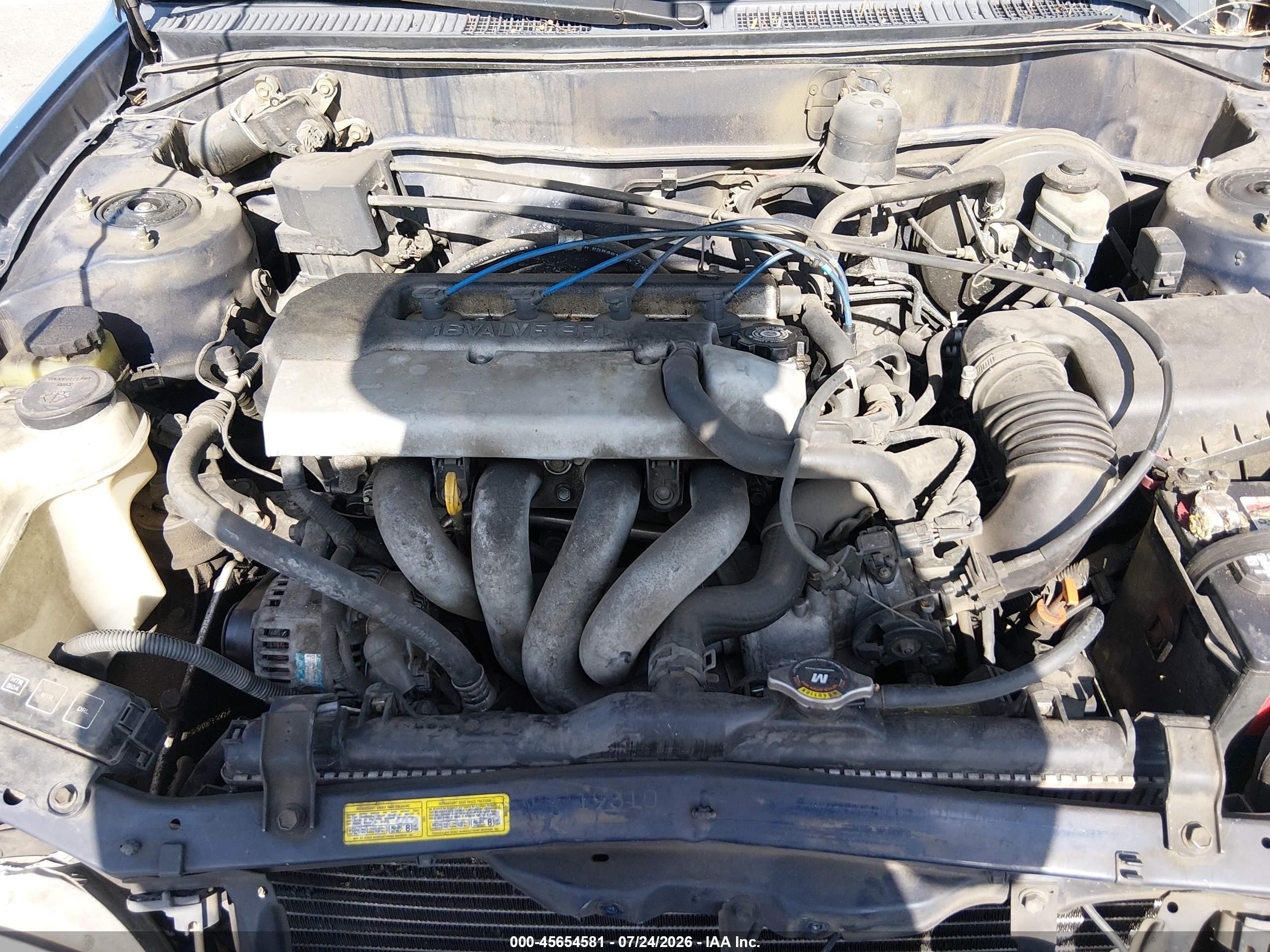 1998 Toyota Corolla Le Blue vin: 2T1BR18E9WC014658