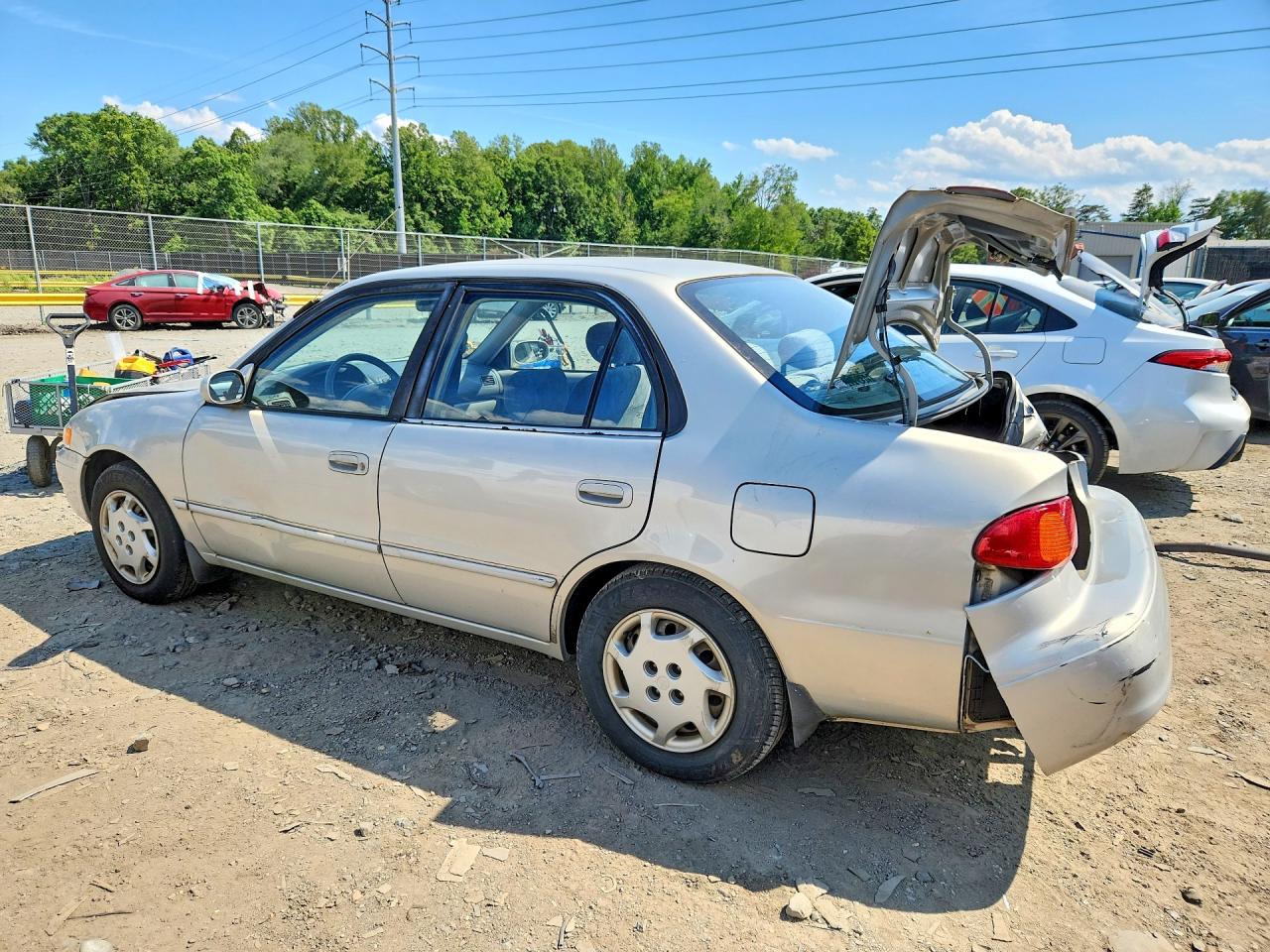 2000 Toyota Corolla Ve Серебряный vin: 2T1BR18E9YC345078