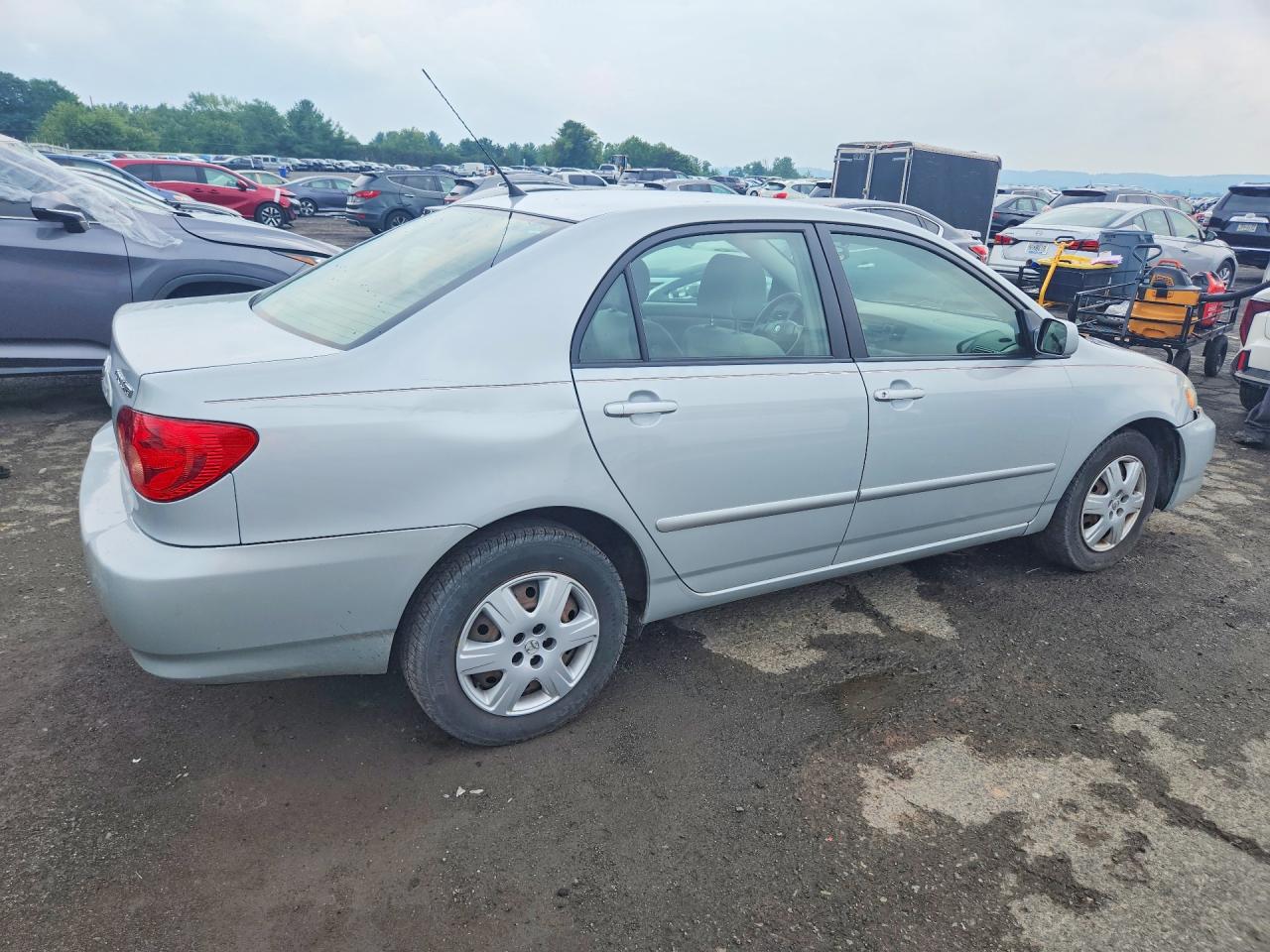 2007 Toyota Corolla Le Silver vin: 2T1BR30E07C716019
