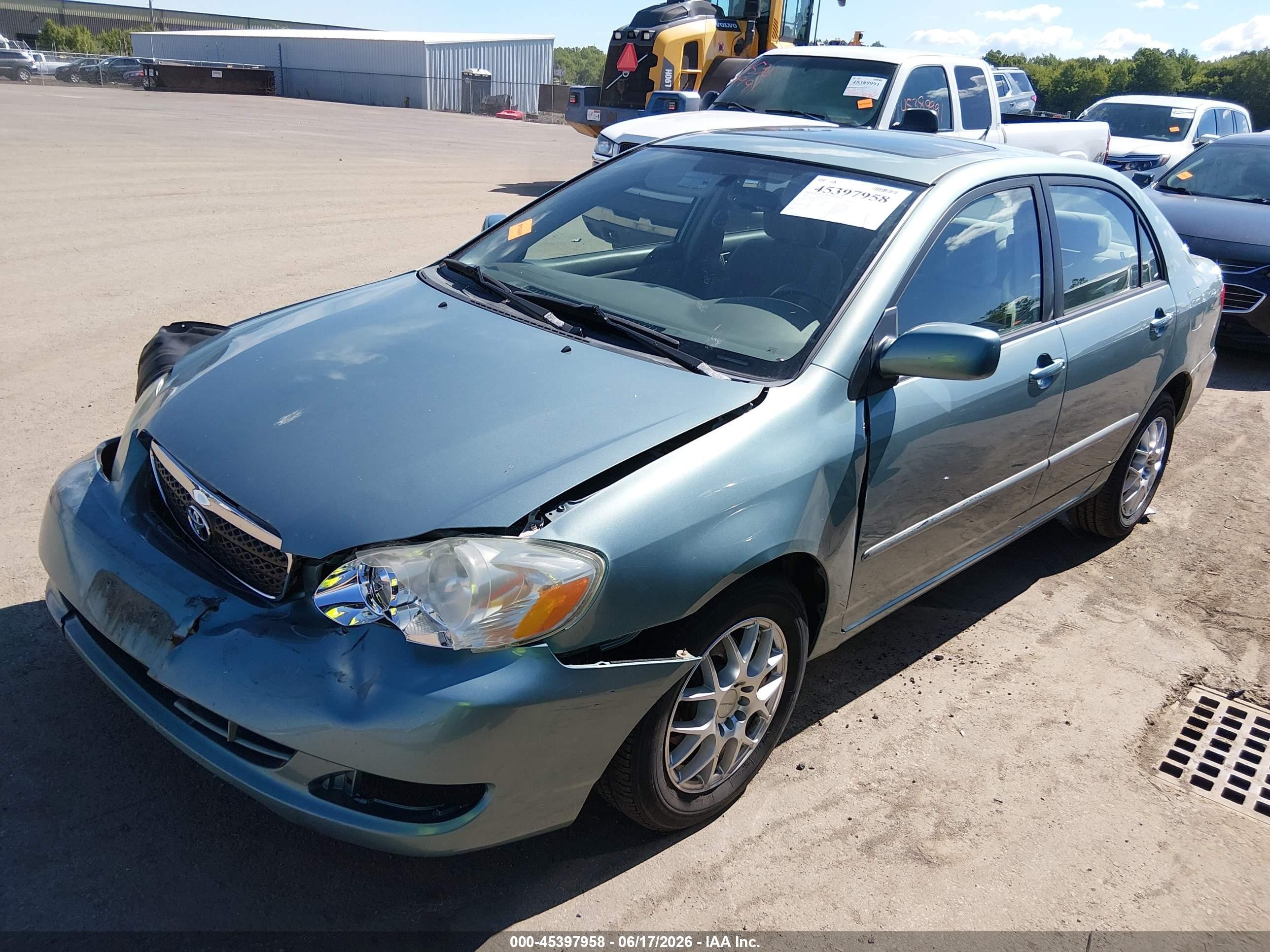 2007 Toyota Corolla Le Green vin: 2T1BR30E07C757461