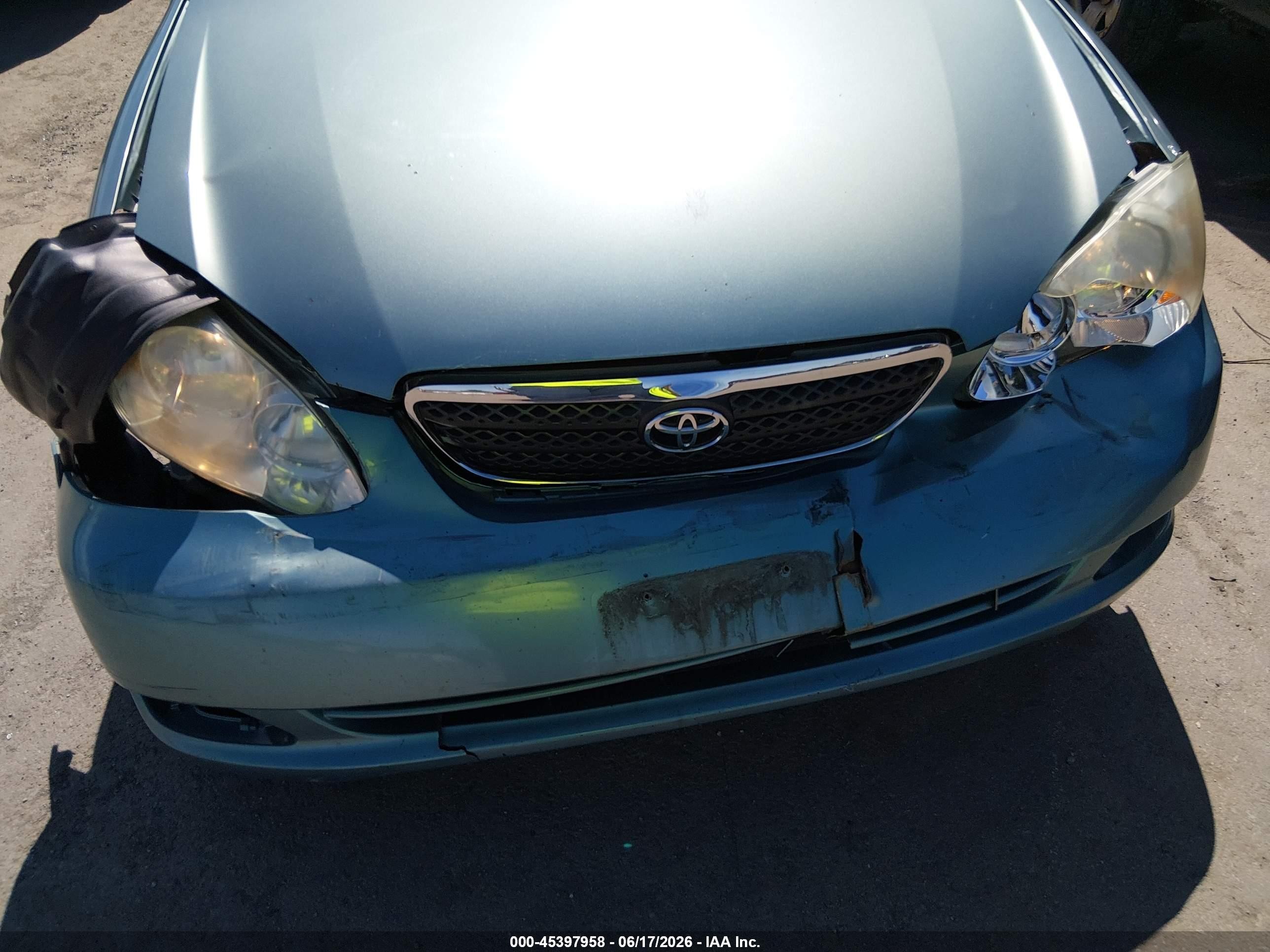 2007 Toyota Corolla Le Green vin: 2T1BR30E07C757461