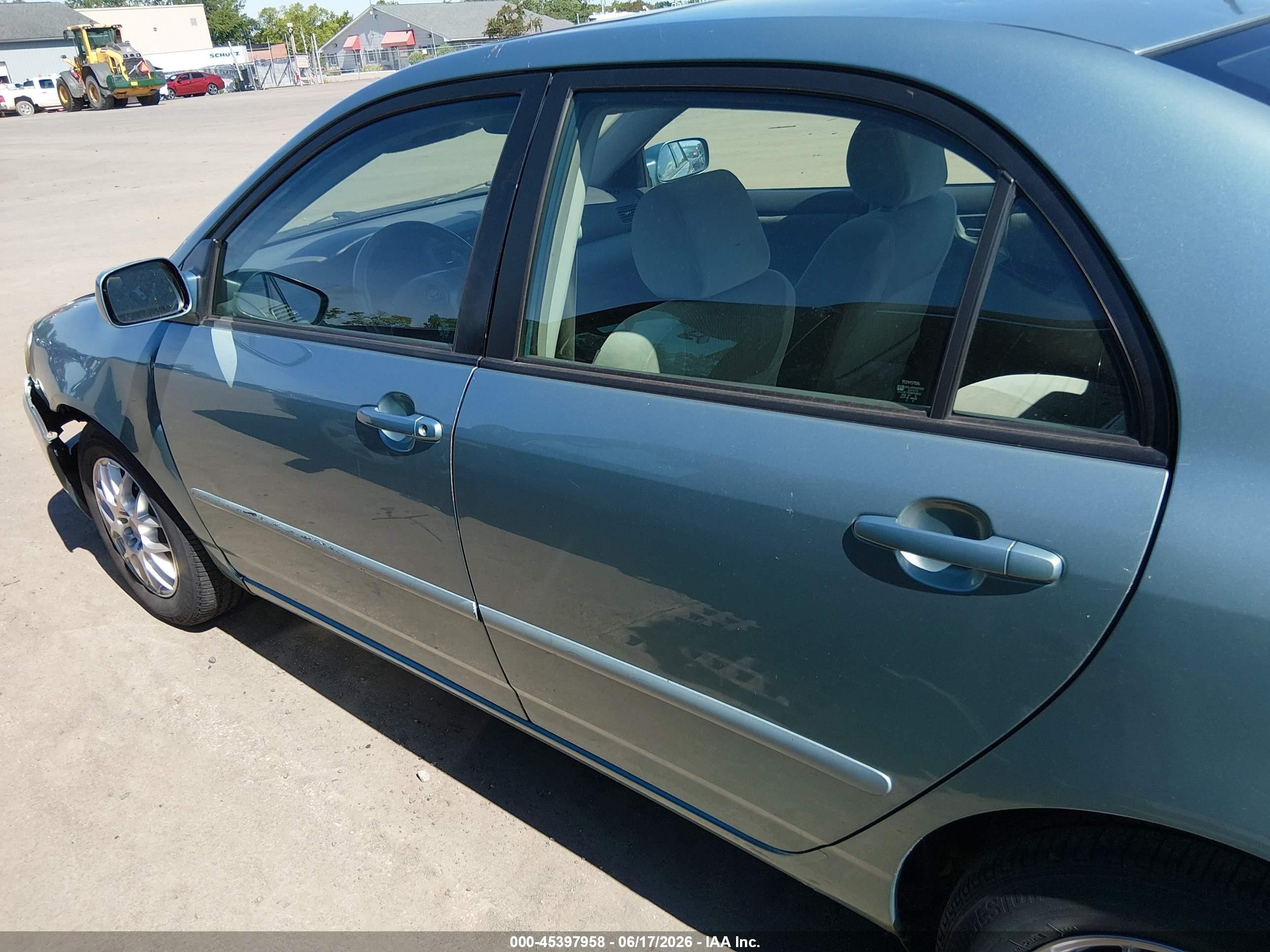 2007 Toyota Corolla Le Green vin: 2T1BR30E07C757461