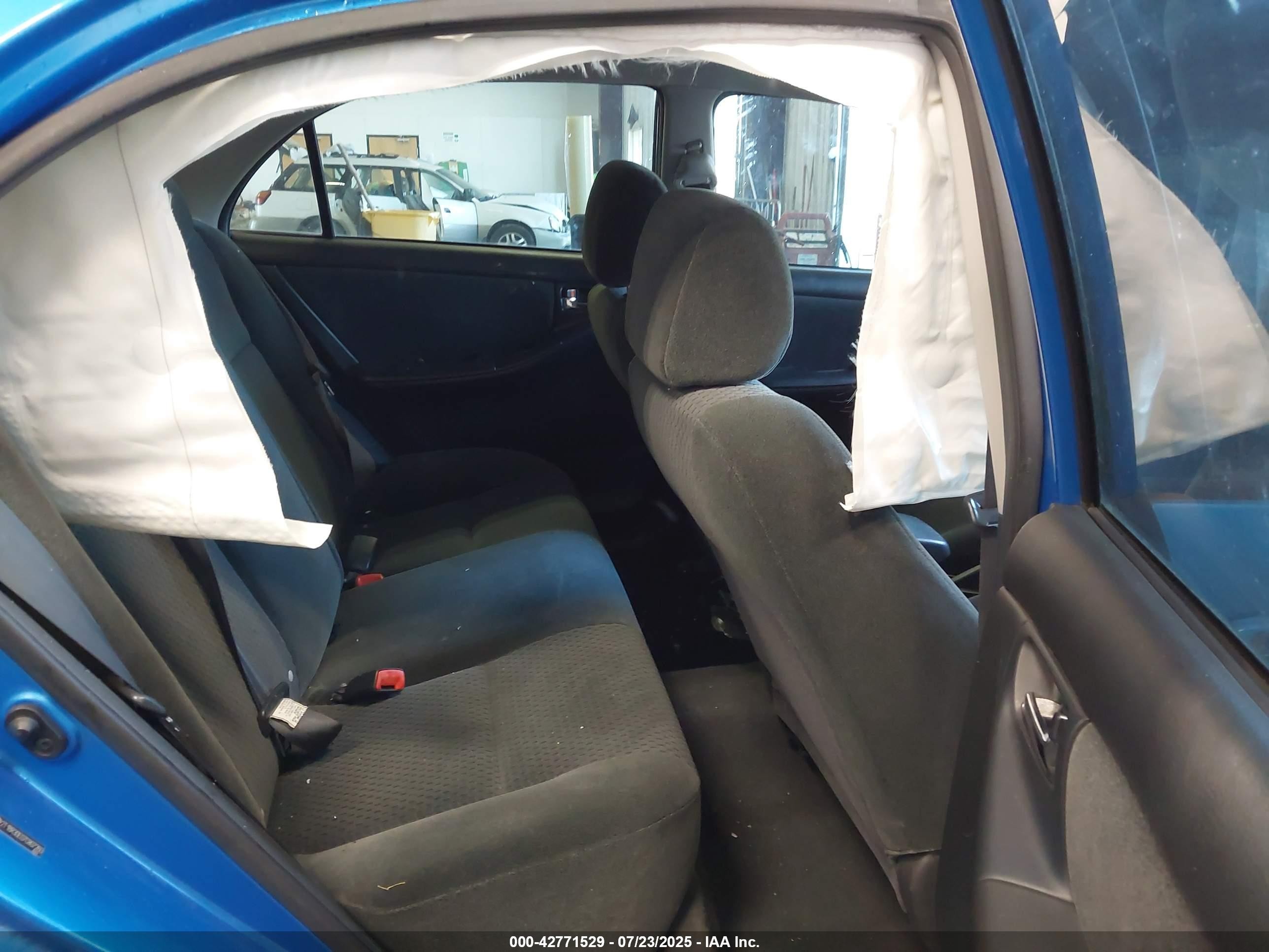 2007 Toyota Corolla S Blue vin: 2T1BR30E07C807260