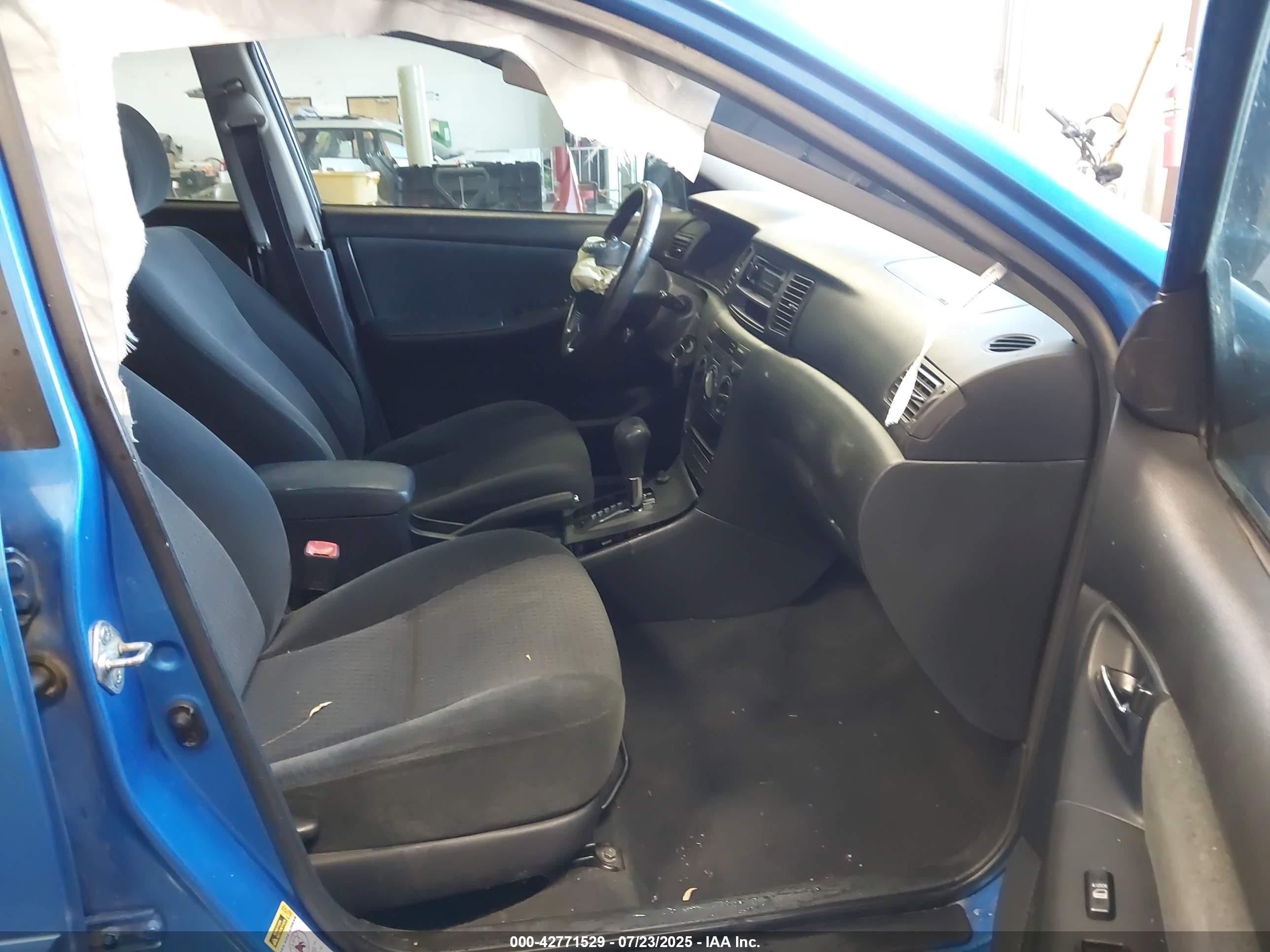 2007 Toyota Corolla S Blue vin: 2T1BR30E07C807260