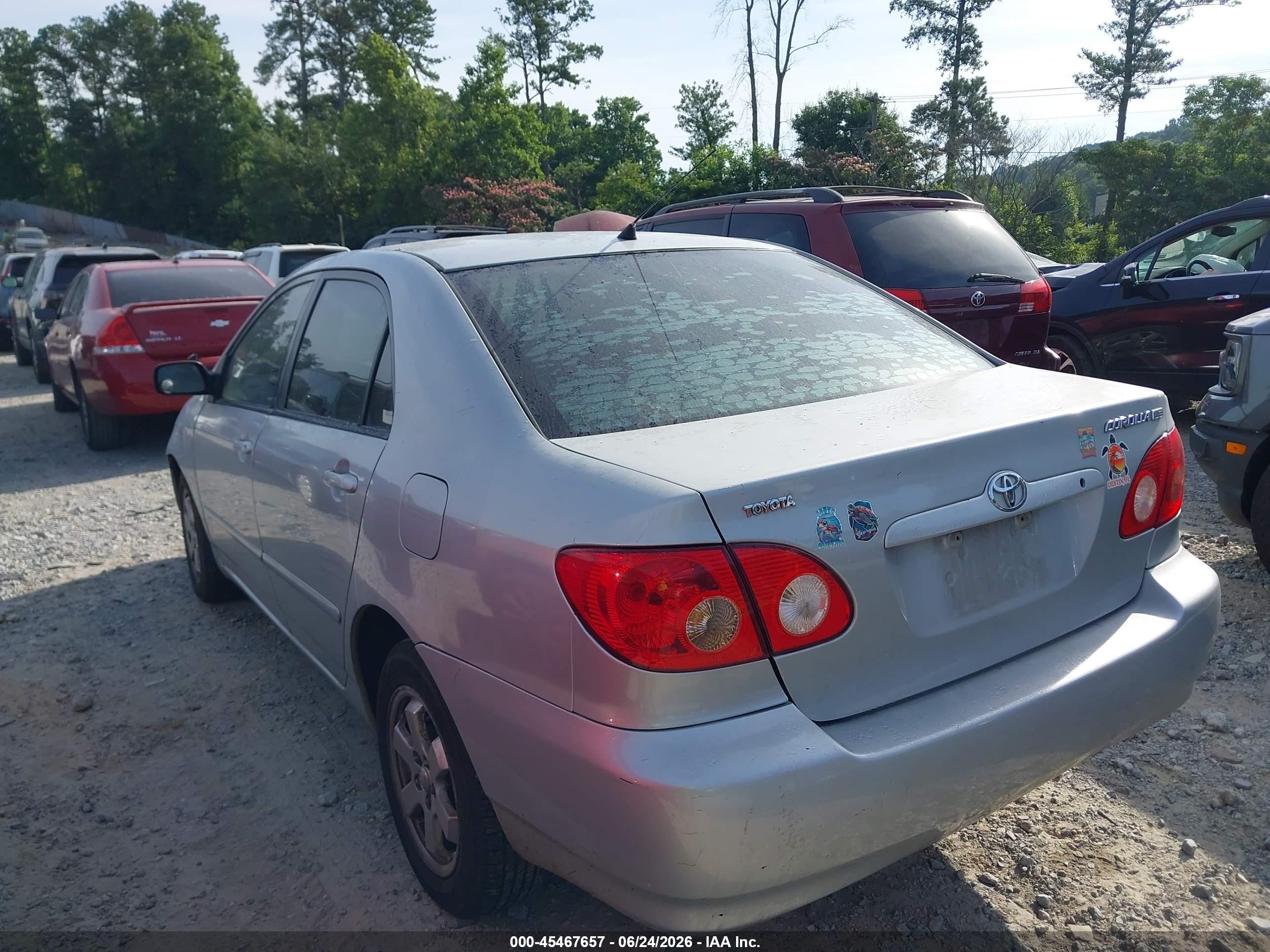 2008 Toyota Corolla Le Silver vin: 2T1BR30E08C913256