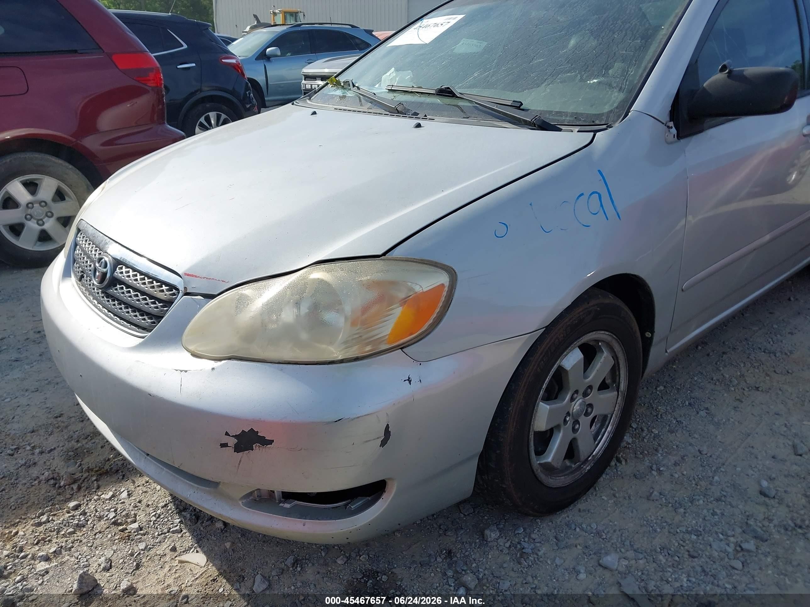2008 Toyota Corolla Le Silver vin: 2T1BR30E08C913256
