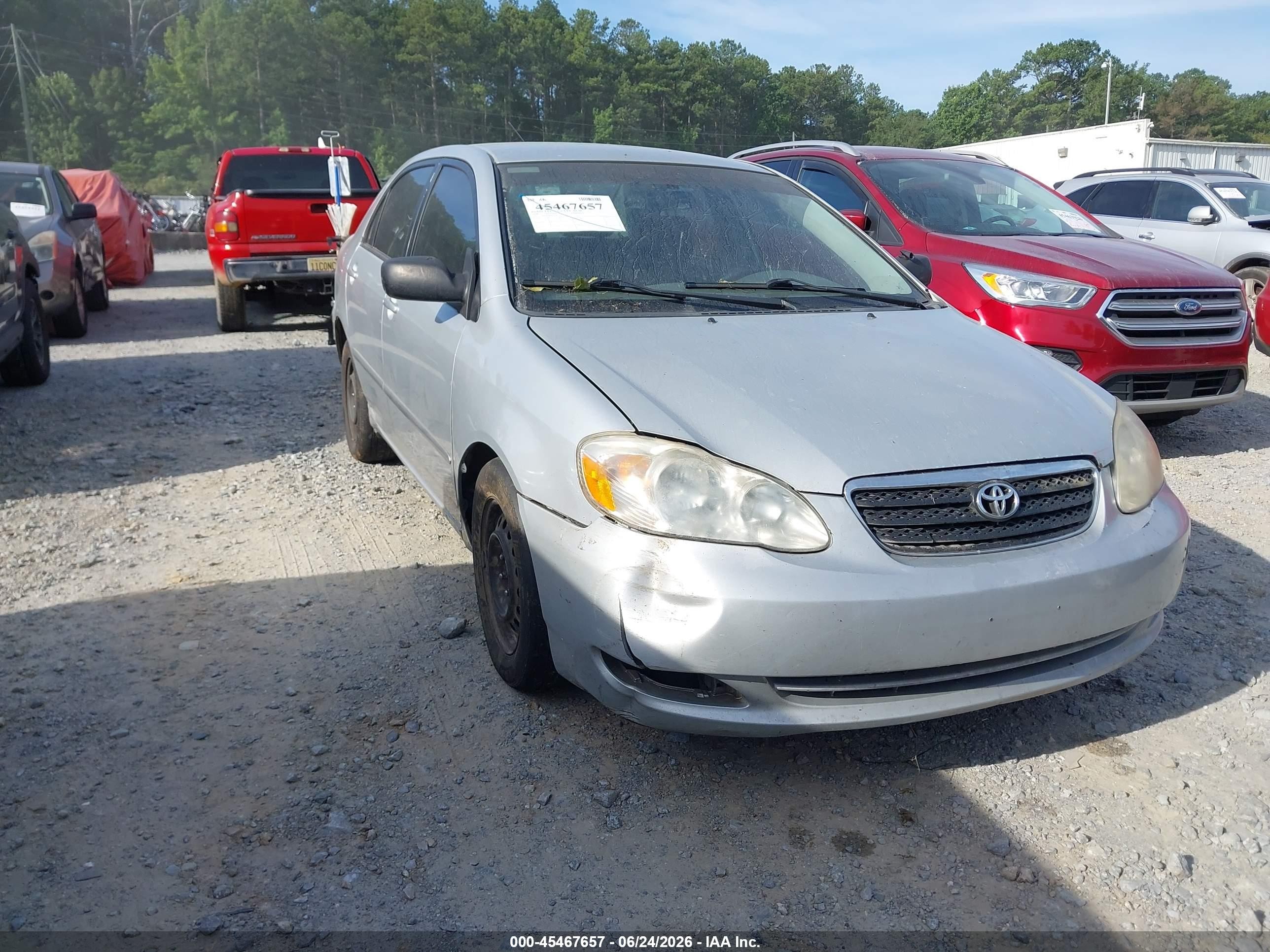 2008 Toyota Corolla Le Silver vin: 2T1BR30E08C913256