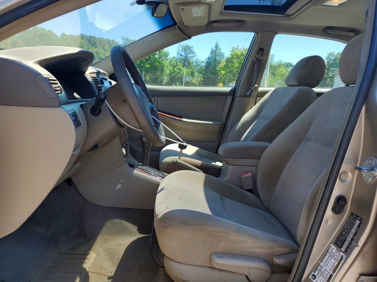2005 Toyota Corolla Le Tan vin: 2T1BR30E15C376649
