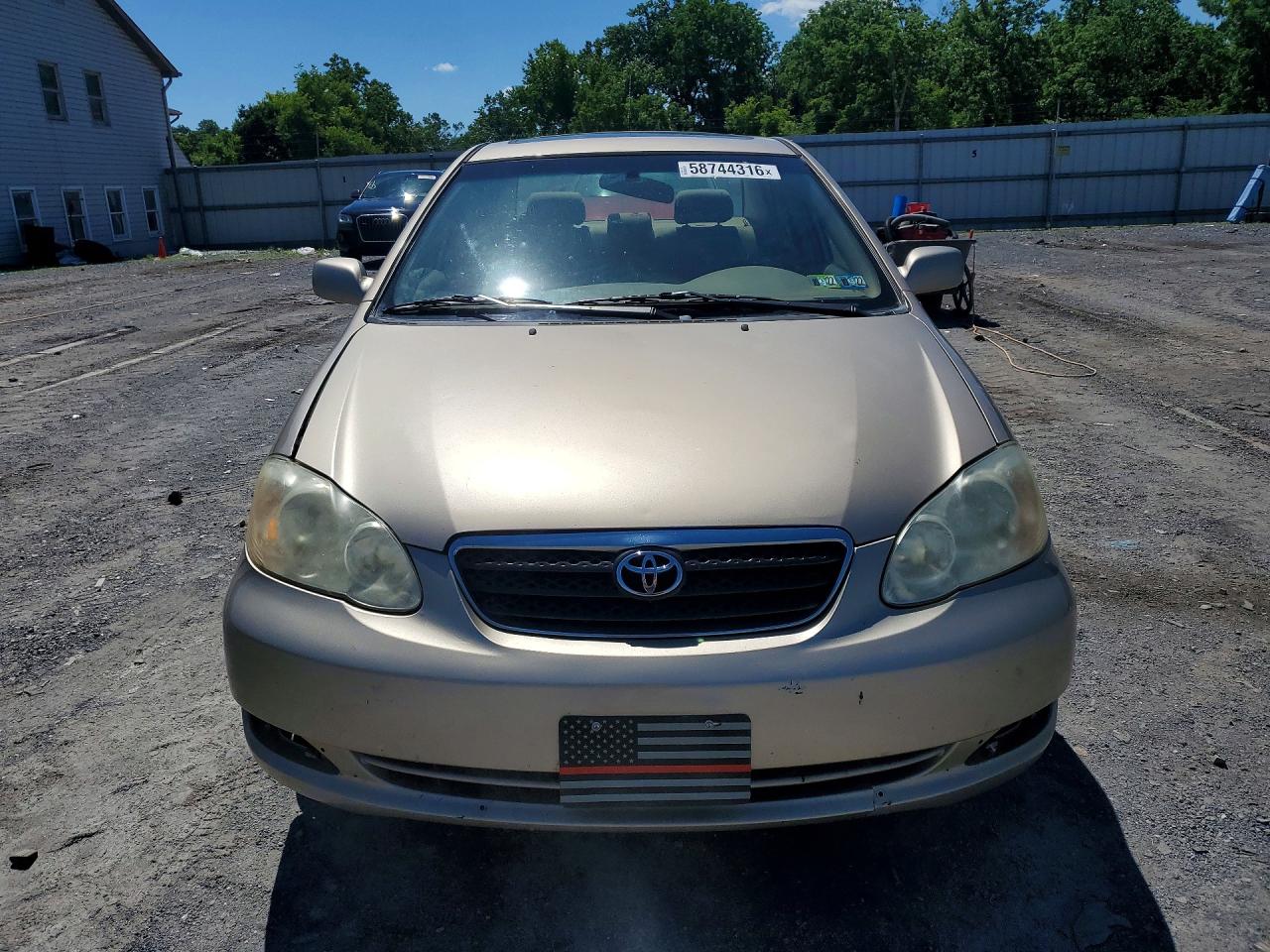 2005 Toyota Corolla Le Tan vin: 2T1BR30E15C376649