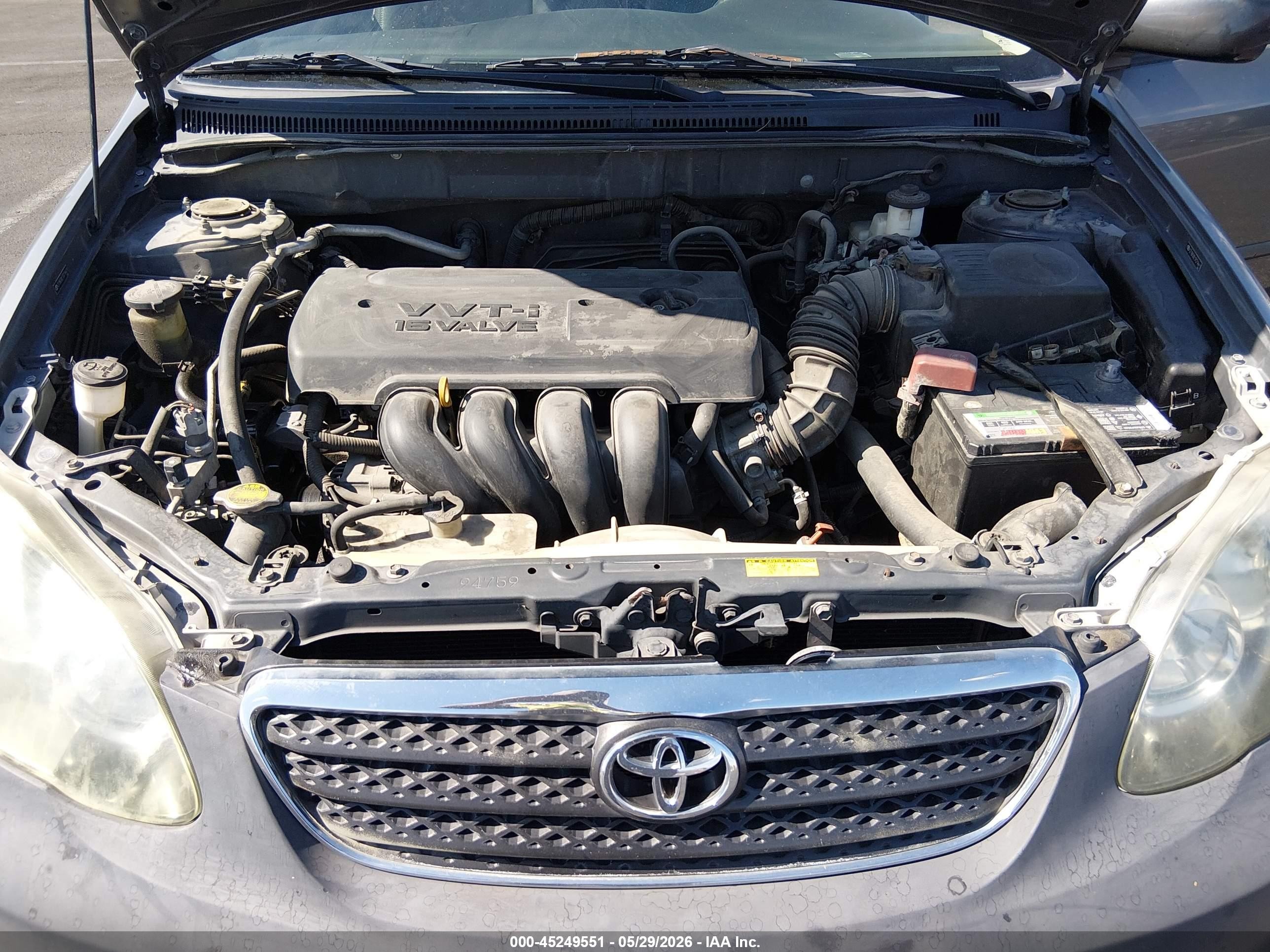2007 Toyota Corolla S Gray vin: 2T1BR30E17C714411