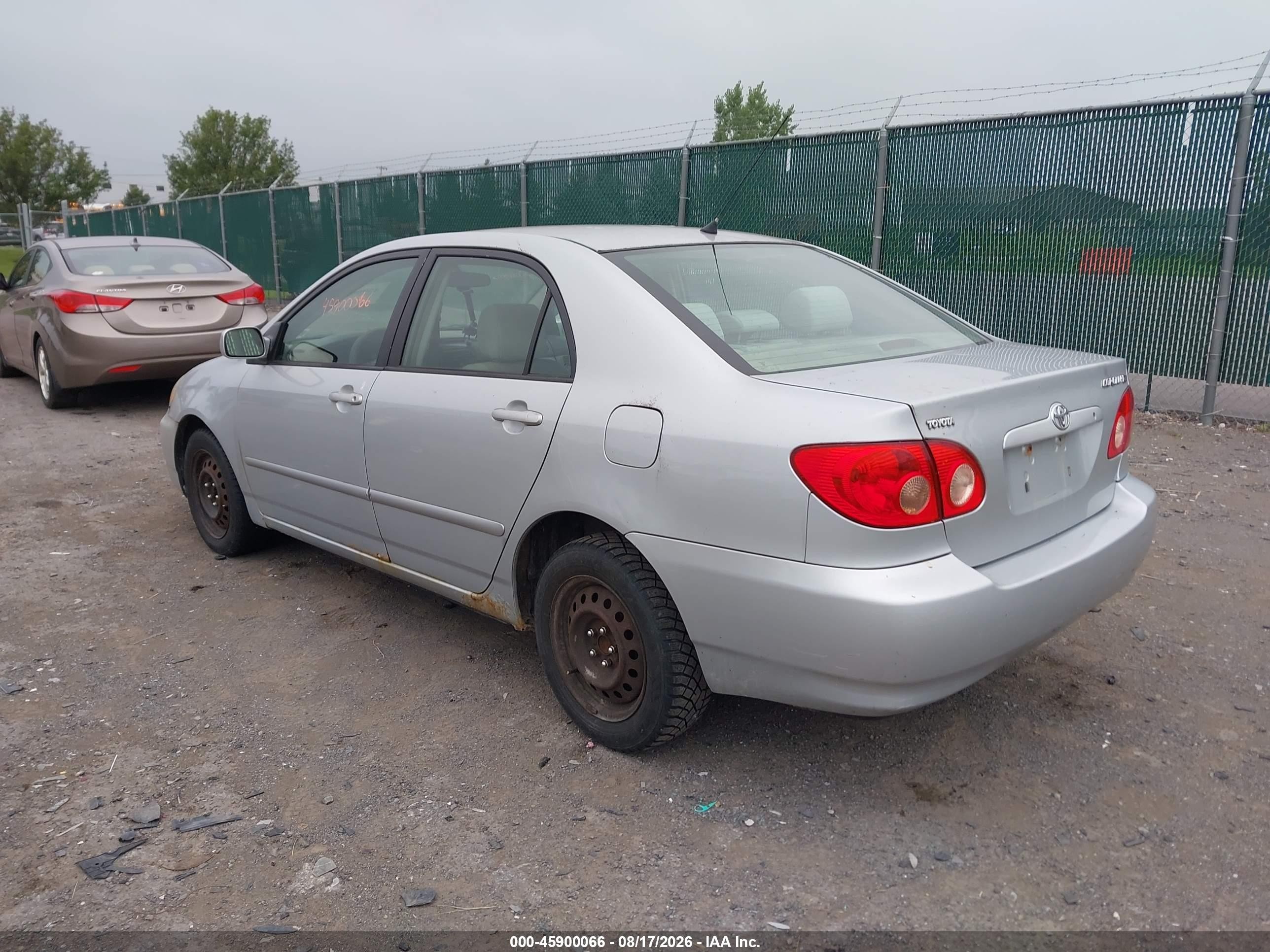 2007 Toyota Corolla Le Silver vin: 2T1BR30E17C850439