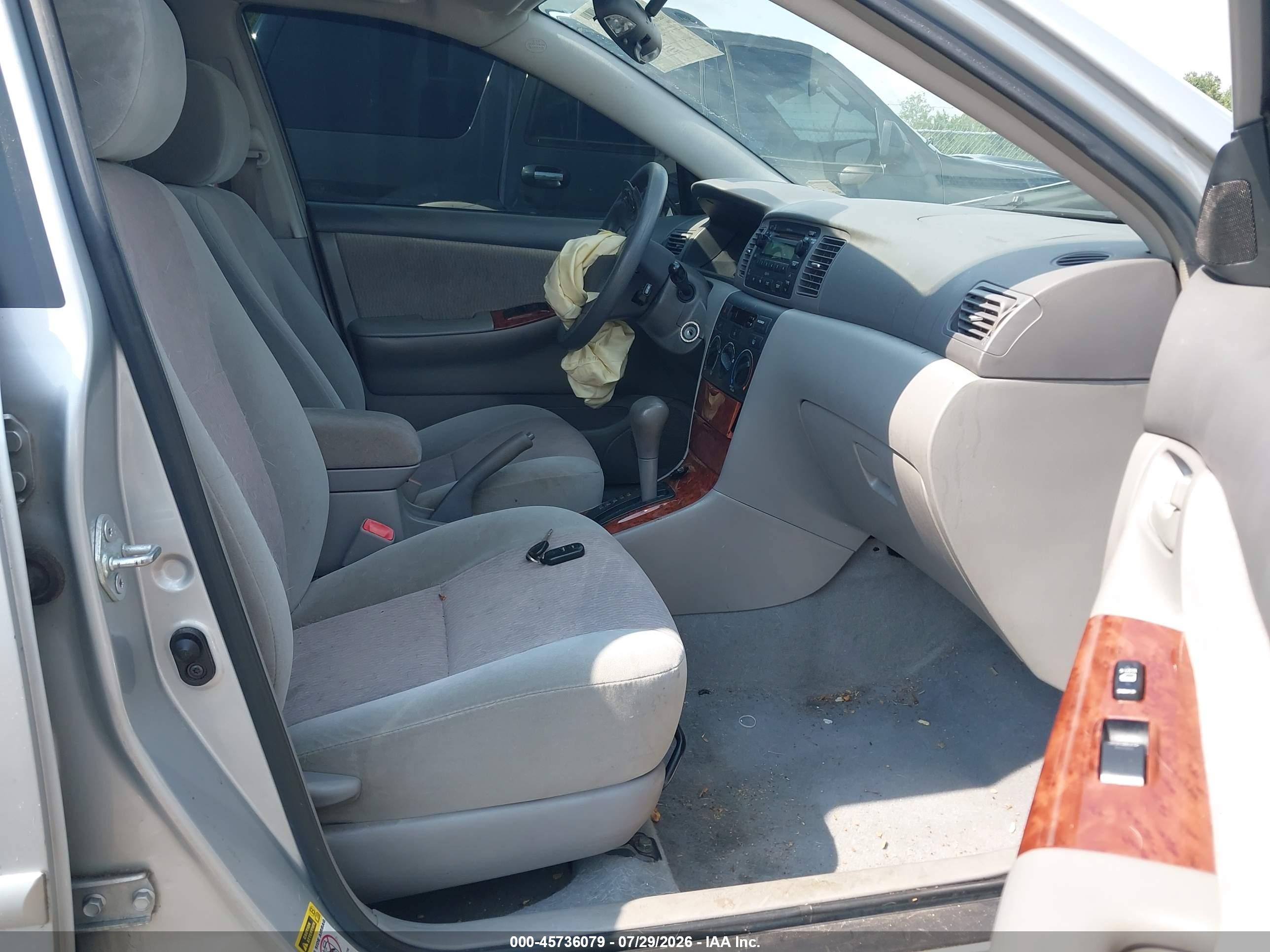 2008 Toyota Corolla Le Silver vin: 2T1BR30E18C886861