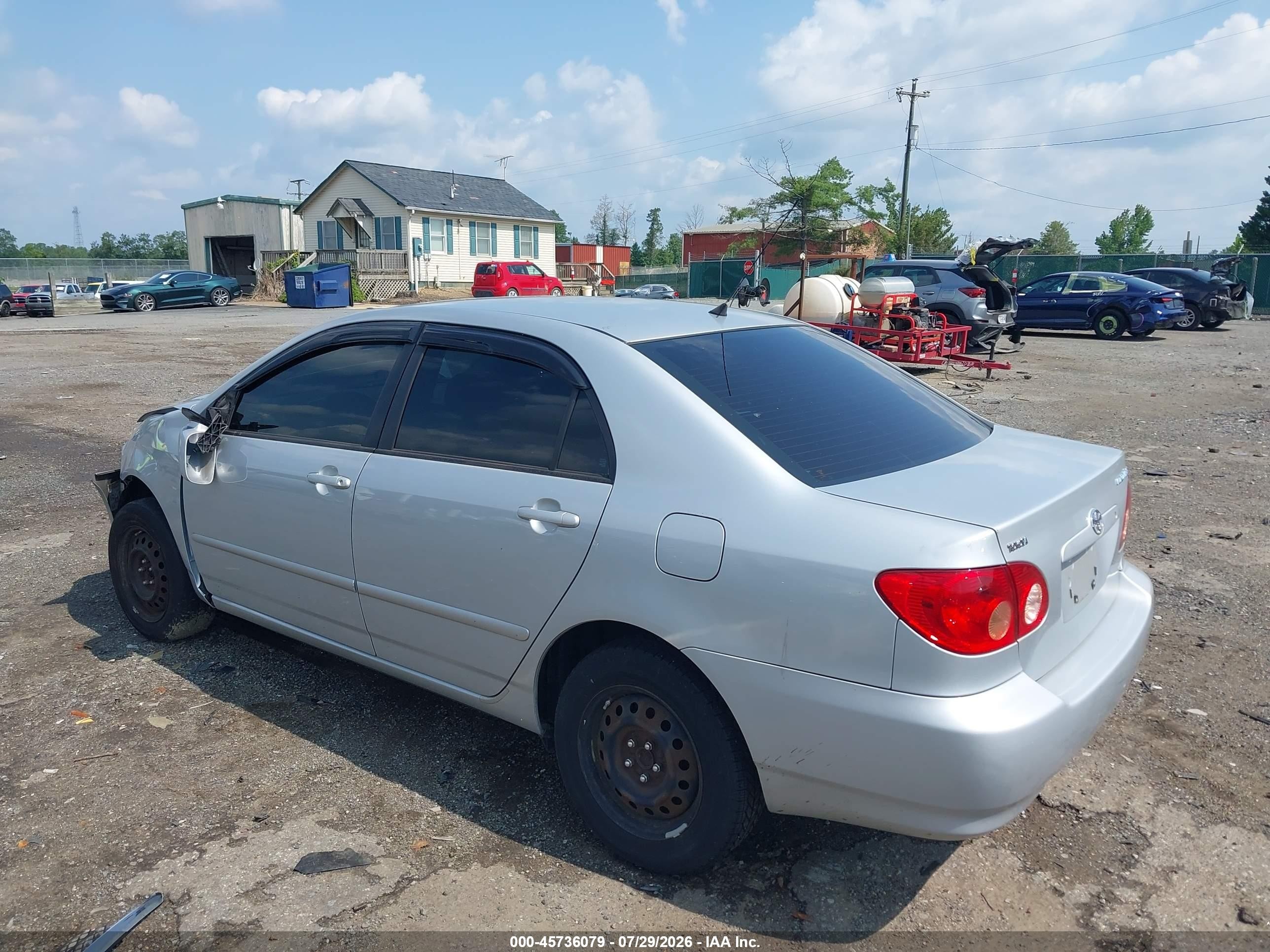 2008 Toyota Corolla Le Silver vin: 2T1BR30E18C886861