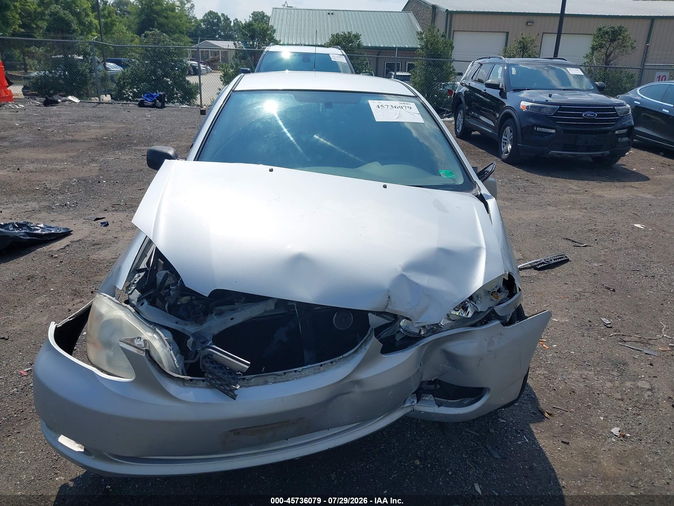 2008 Toyota Corolla Le Silver vin: 2T1BR30E18C886861