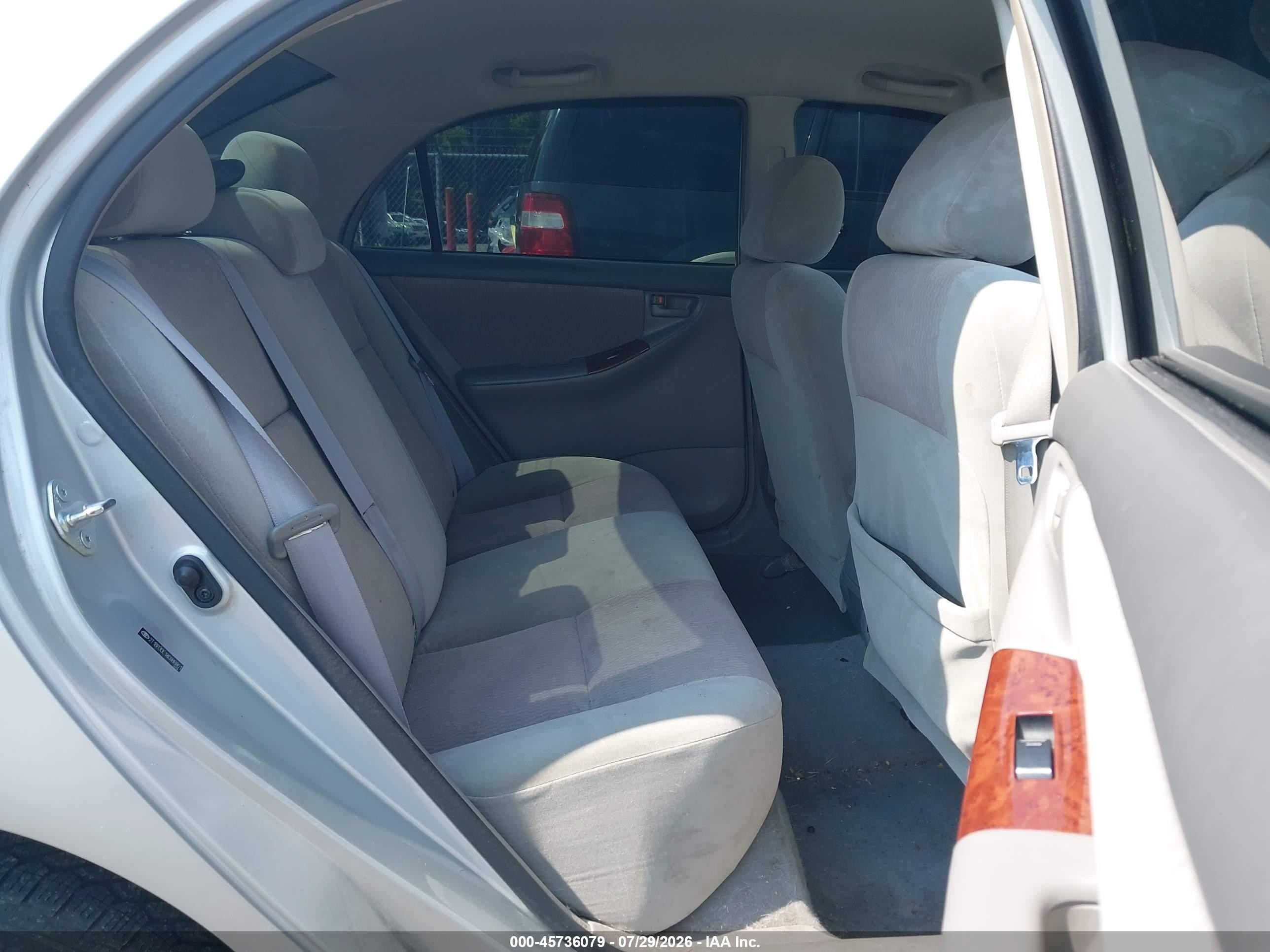 2008 Toyota Corolla Le Silver vin: 2T1BR30E18C886861