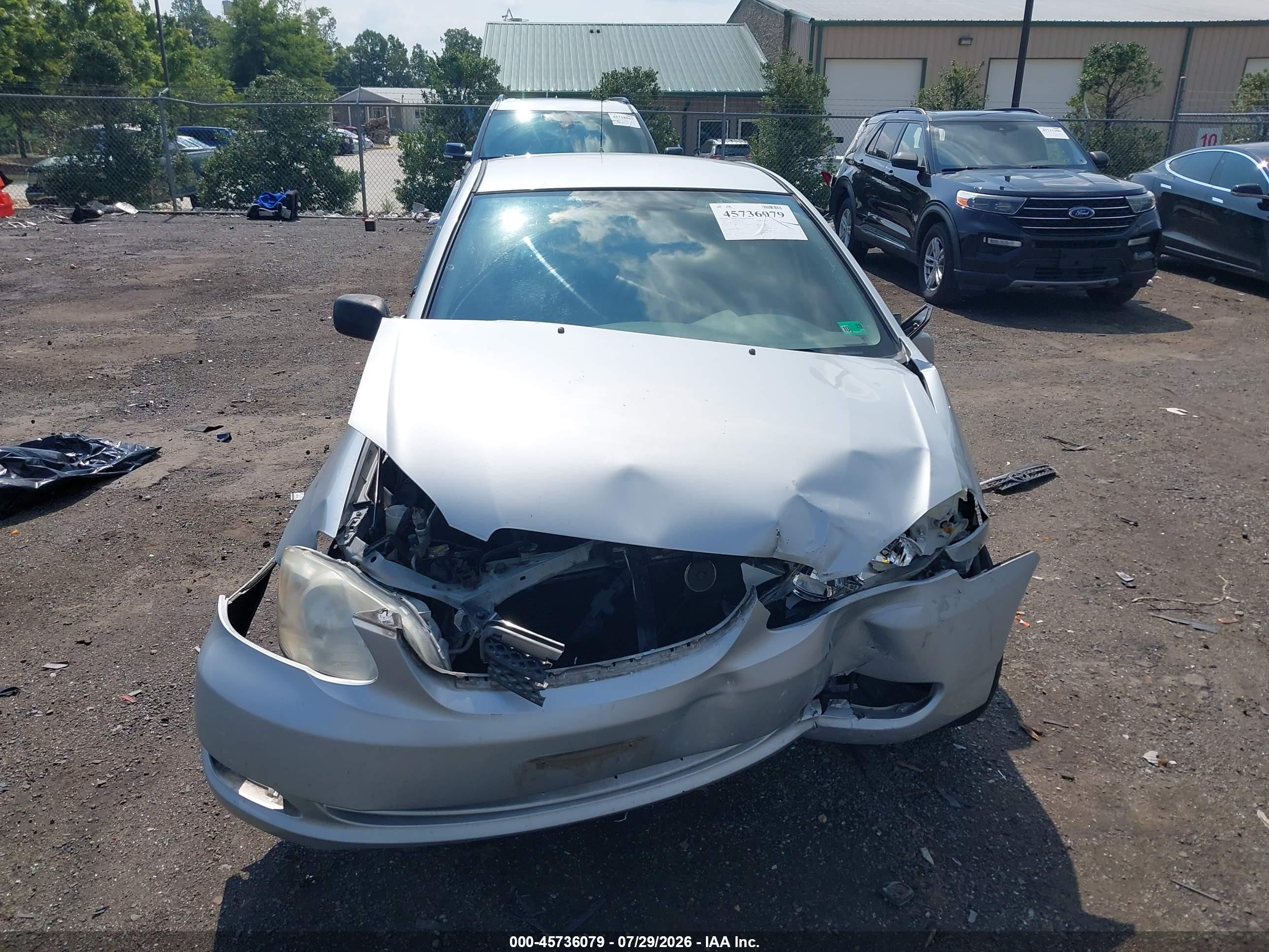 2008 Toyota Corolla Le Silver vin: 2T1BR30E18C886861