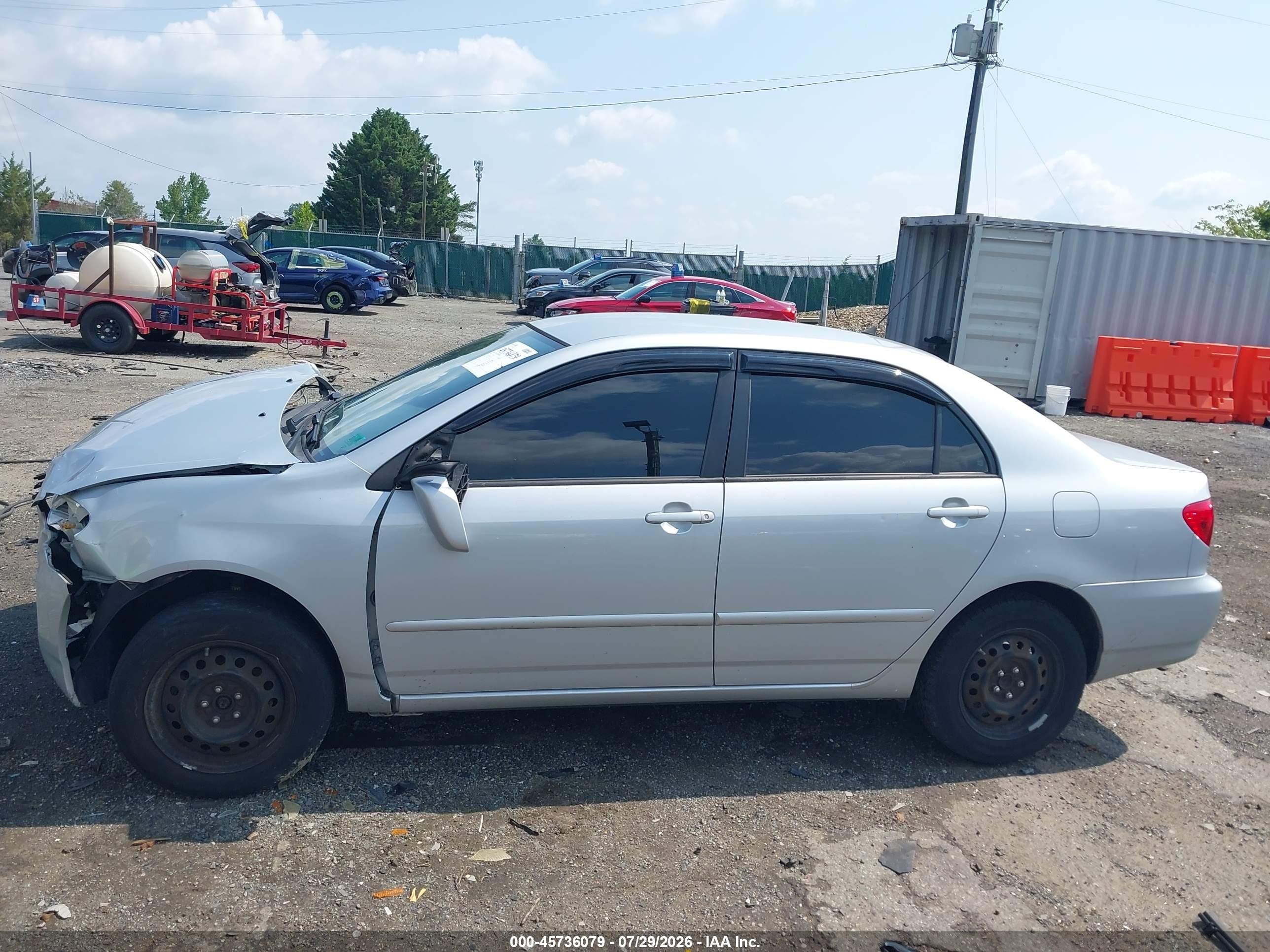 2008 Toyota Corolla Le Silver vin: 2T1BR30E18C886861