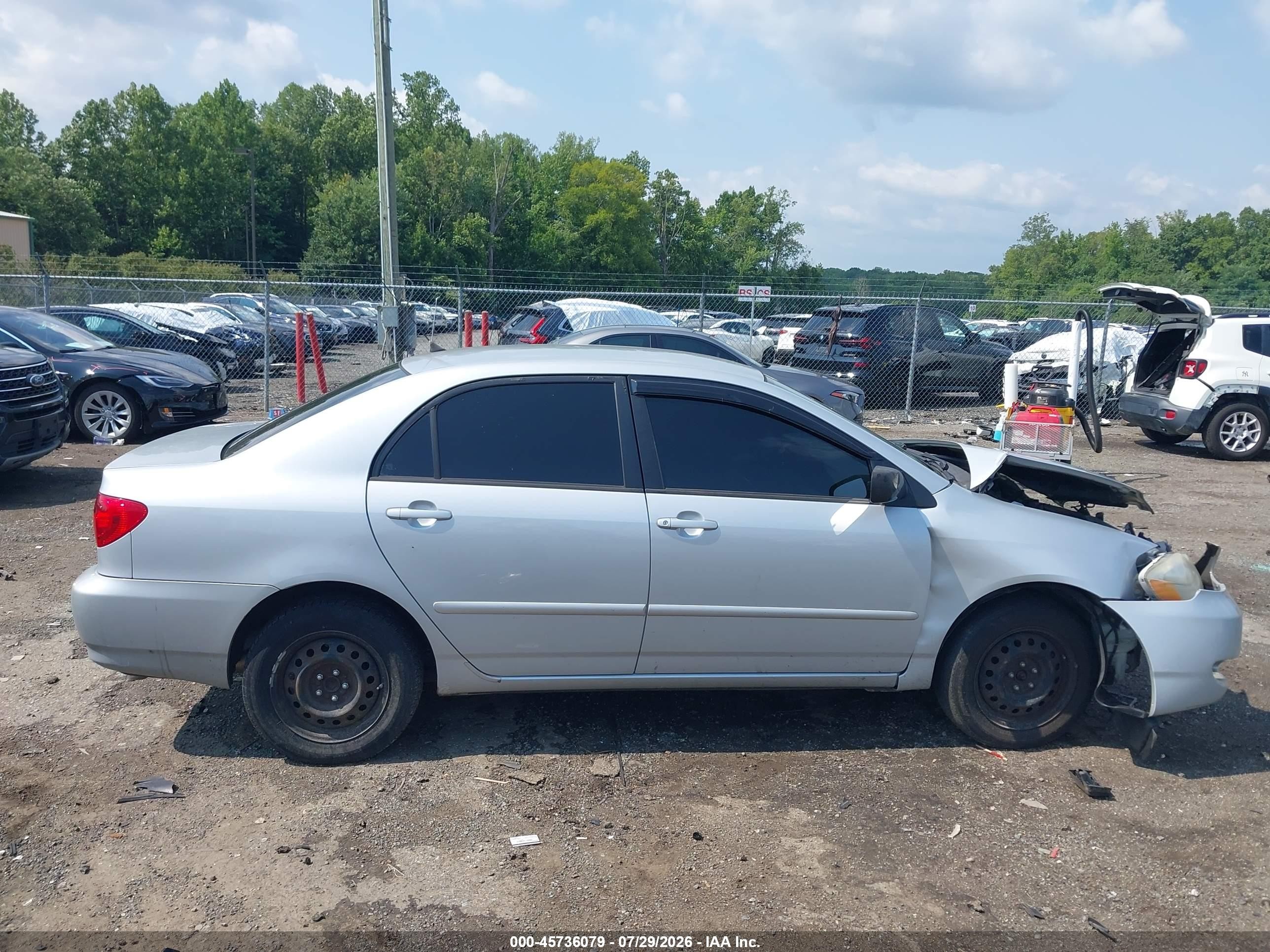 2008 Toyota Corolla Le Silver vin: 2T1BR30E18C886861