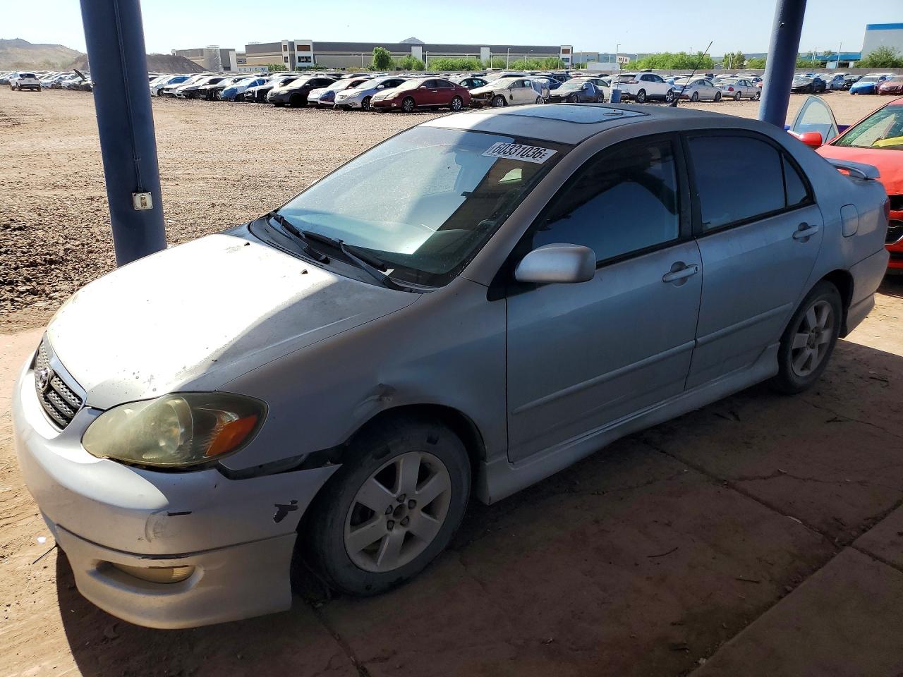 2005 Toyota Corolla S Gray vin: 2T1BR30E25C360993