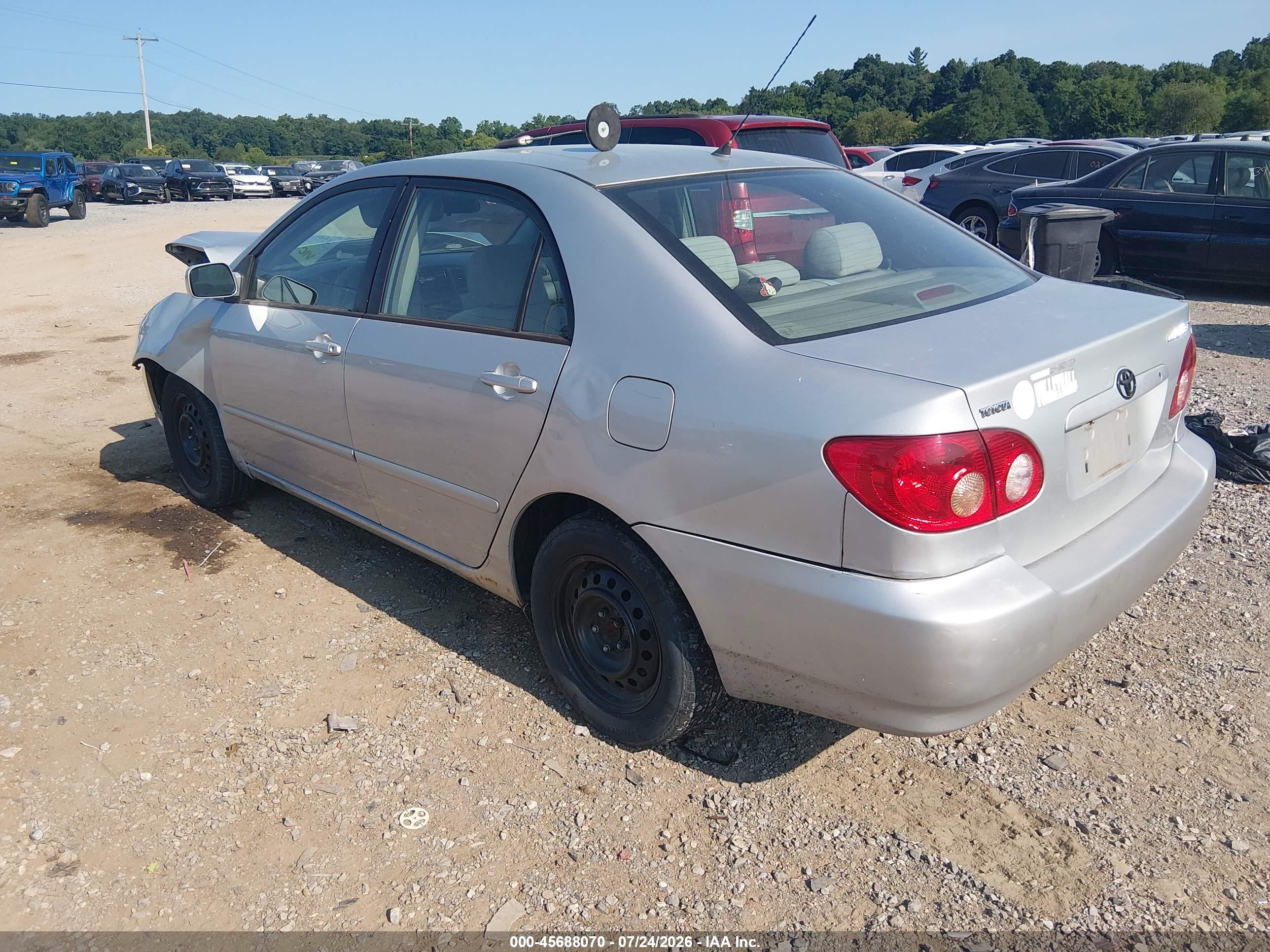 2005 Toyota Corolla Le Gray vin: 2T1BR30E25C417676