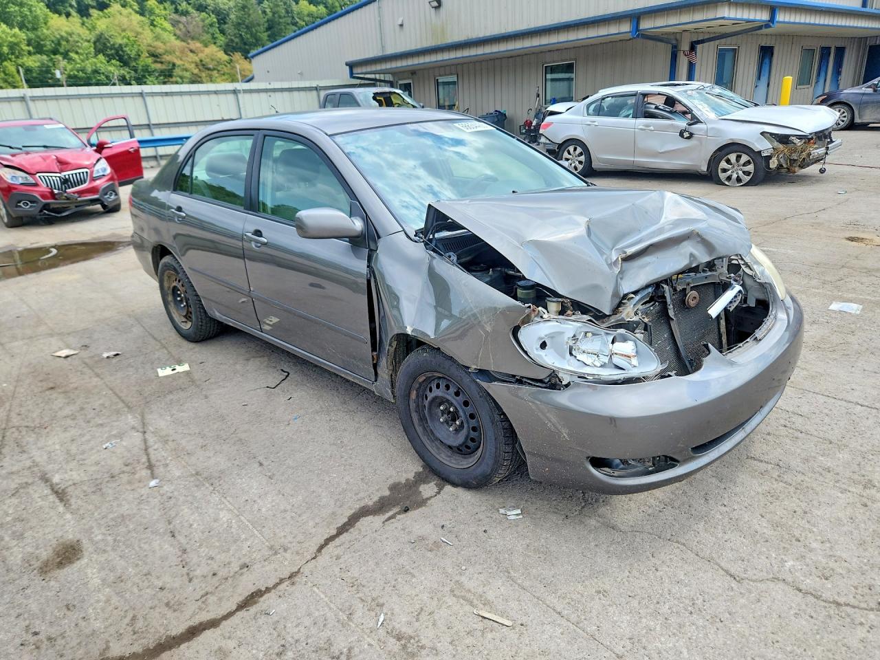 2006 Toyota Corolla Le Gray vin: 2T1BR30E26C686858