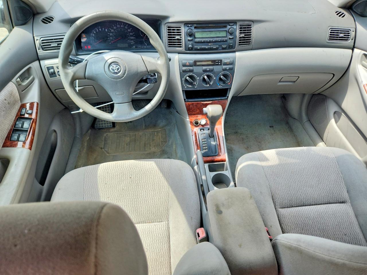 2006 Toyota Corolla Le Gray vin: 2T1BR30E26C686858