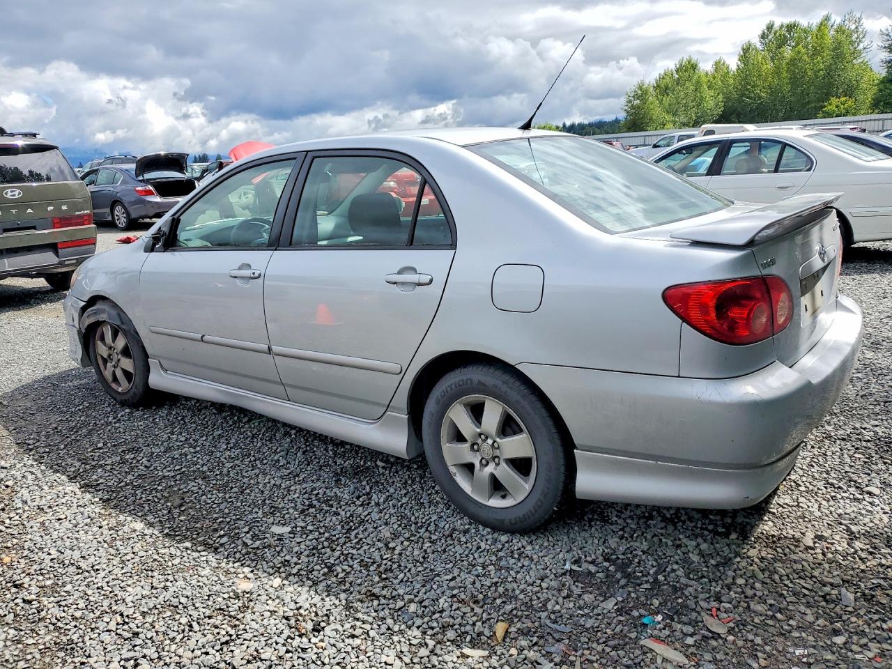 2007 Toyota Corolla S Silver vin: 2T1BR30E27C723120