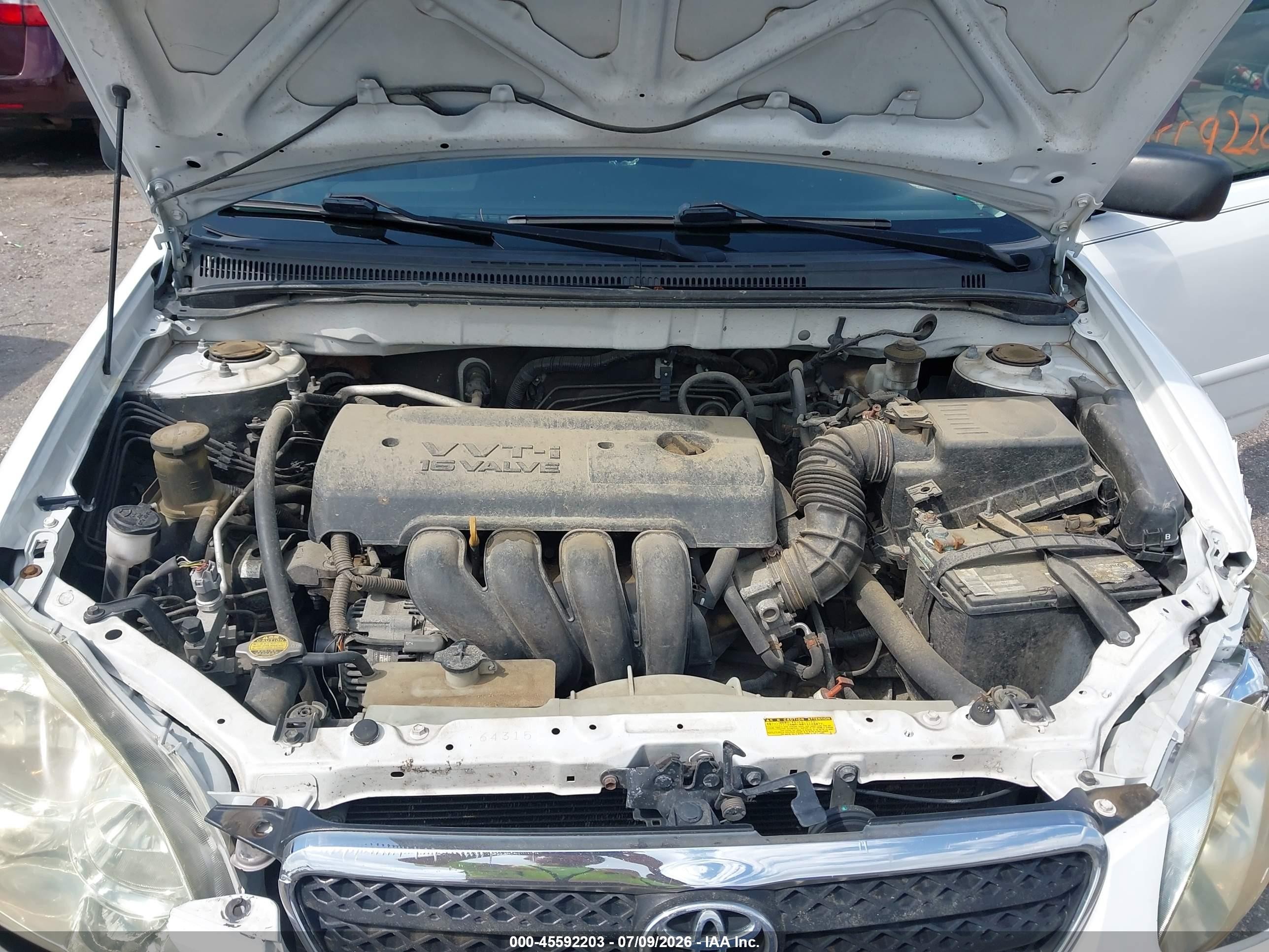 2007 Toyota Corolla S White vin: 2T1BR30E27C758482