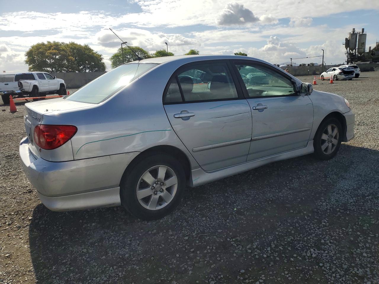 2007 Toyota Corolla S Серебряный vin: 2T1BR30E27C806059