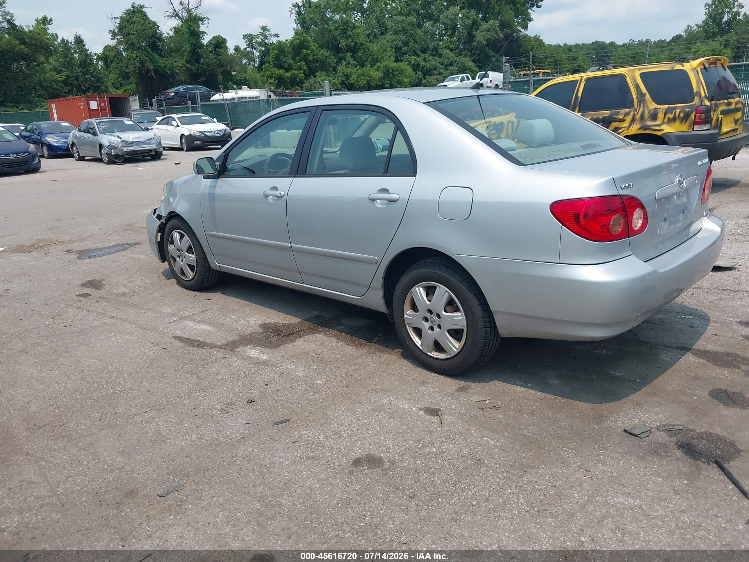 2008 Toyota Corolla Le Silver vin: 2T1BR30E28C894936