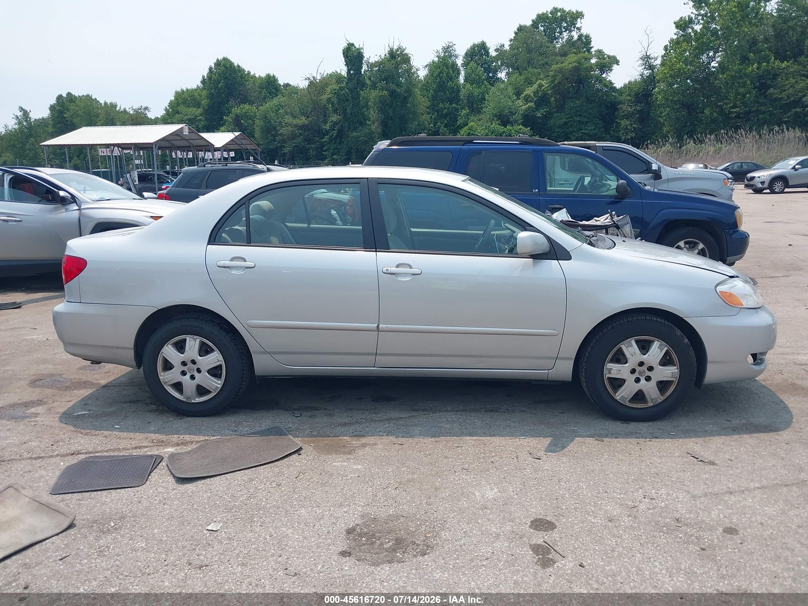 2008 Toyota Corolla Le Silver vin: 2T1BR30E28C894936