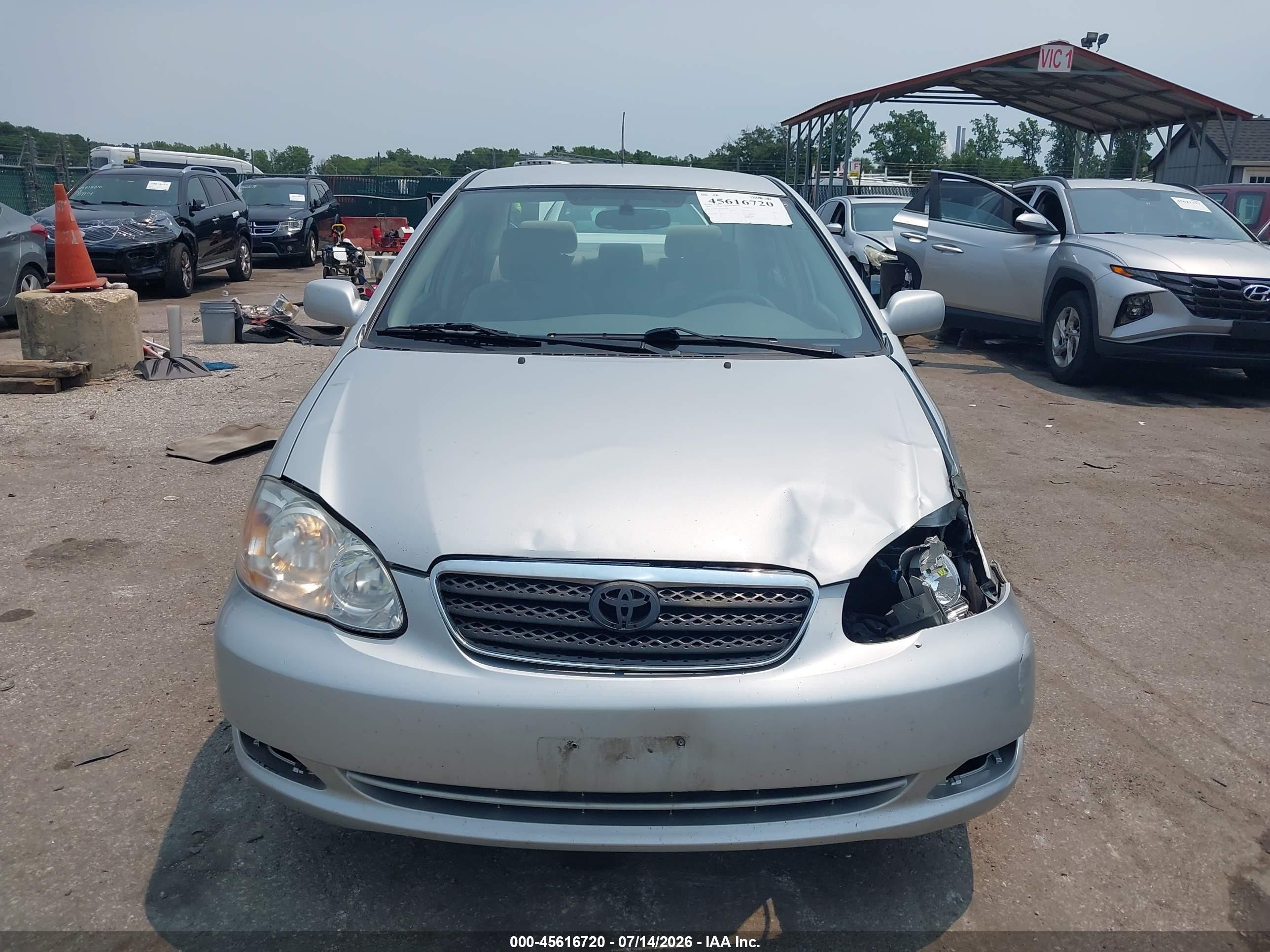 2008 Toyota Corolla Le Silver vin: 2T1BR30E28C894936