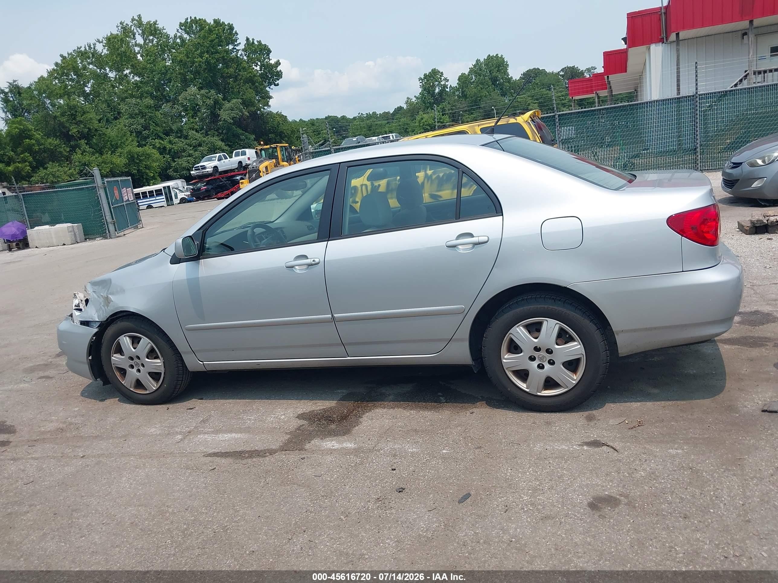 2008 Toyota Corolla Le Silver vin: 2T1BR30E28C894936