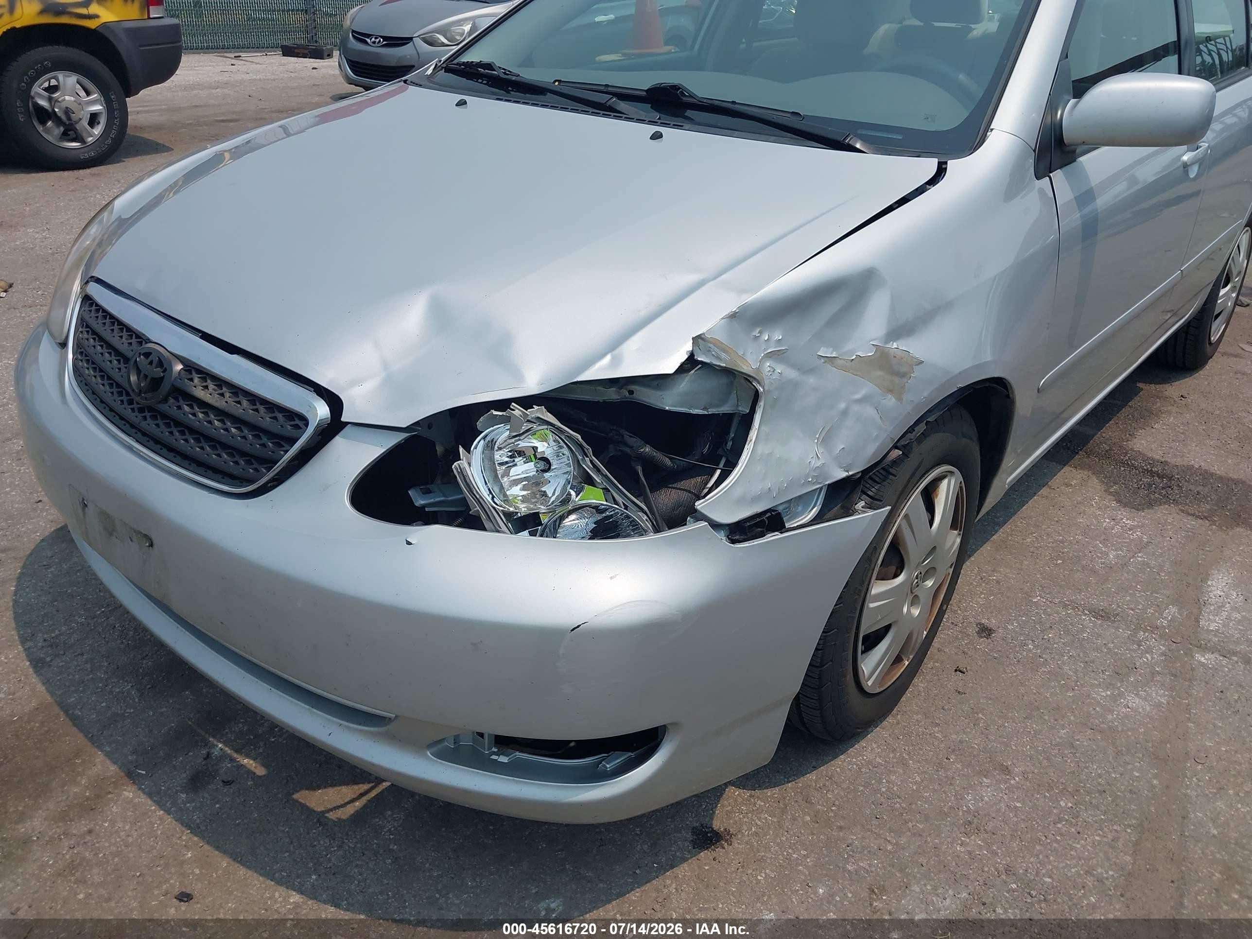 2008 Toyota Corolla Le Silver vin: 2T1BR30E28C894936