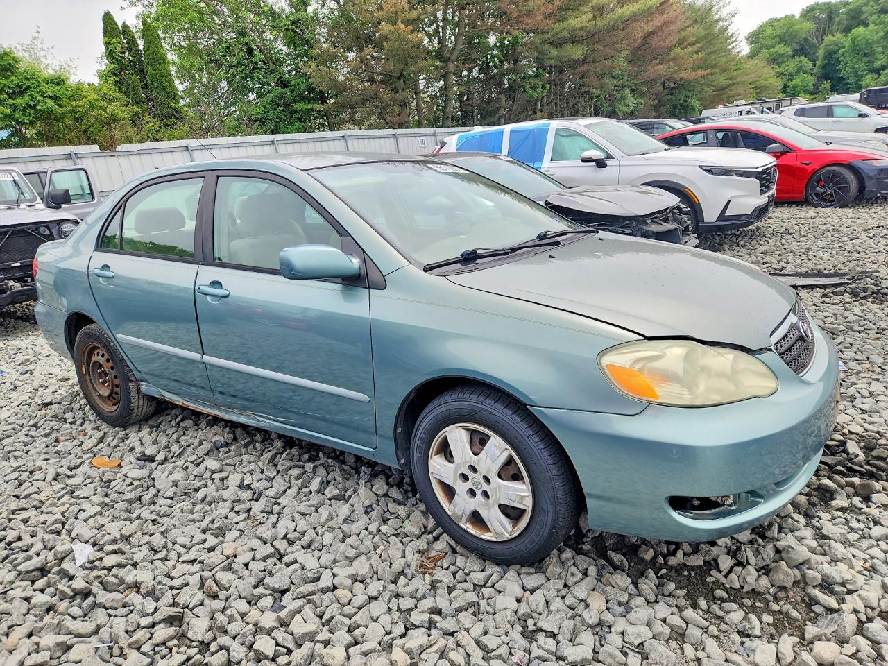 2005 Toyota Corolla Le Green vin: 2T1BR30E35C396062