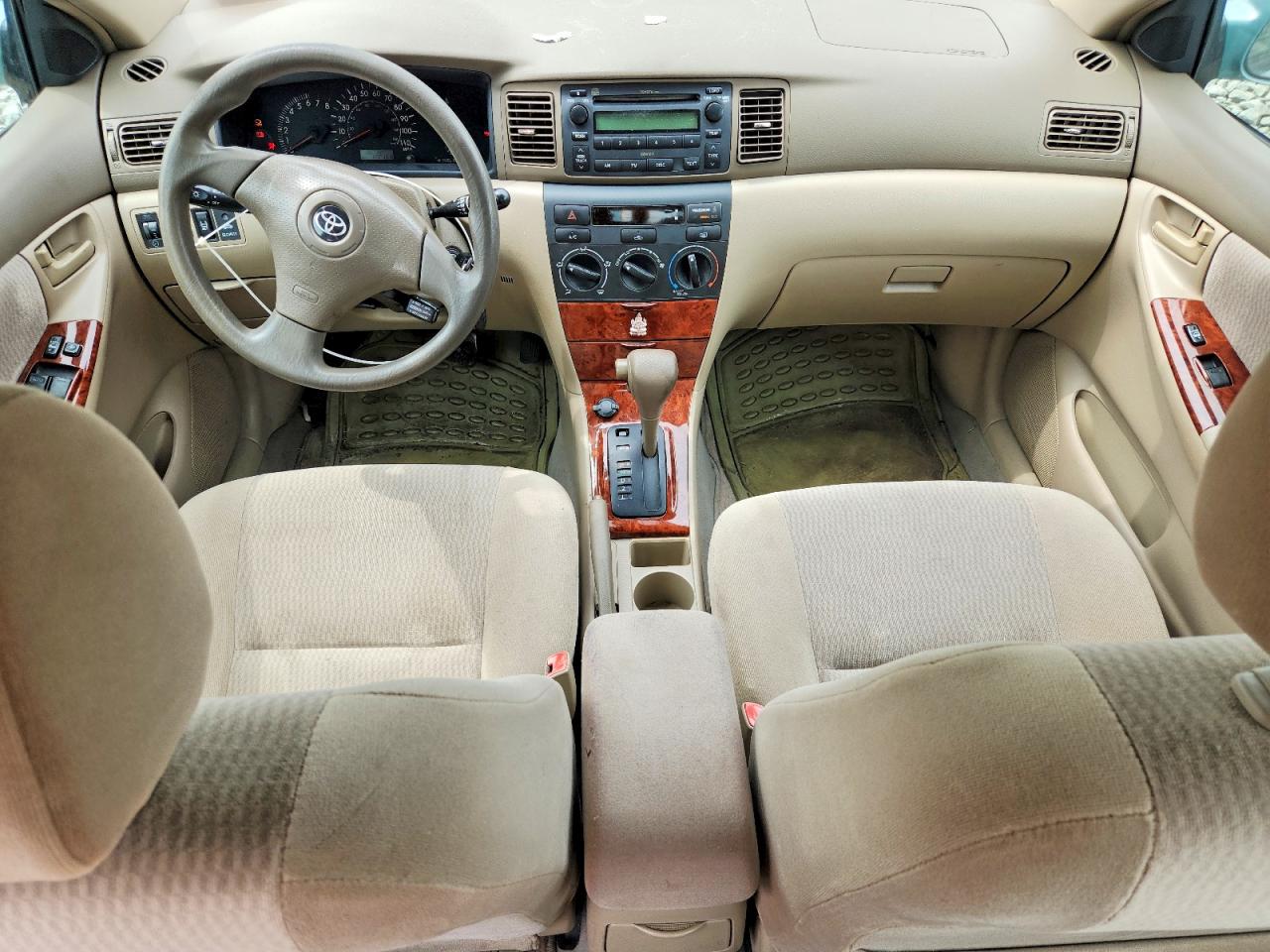 2005 Toyota Corolla Le Green vin: 2T1BR30E35C396062