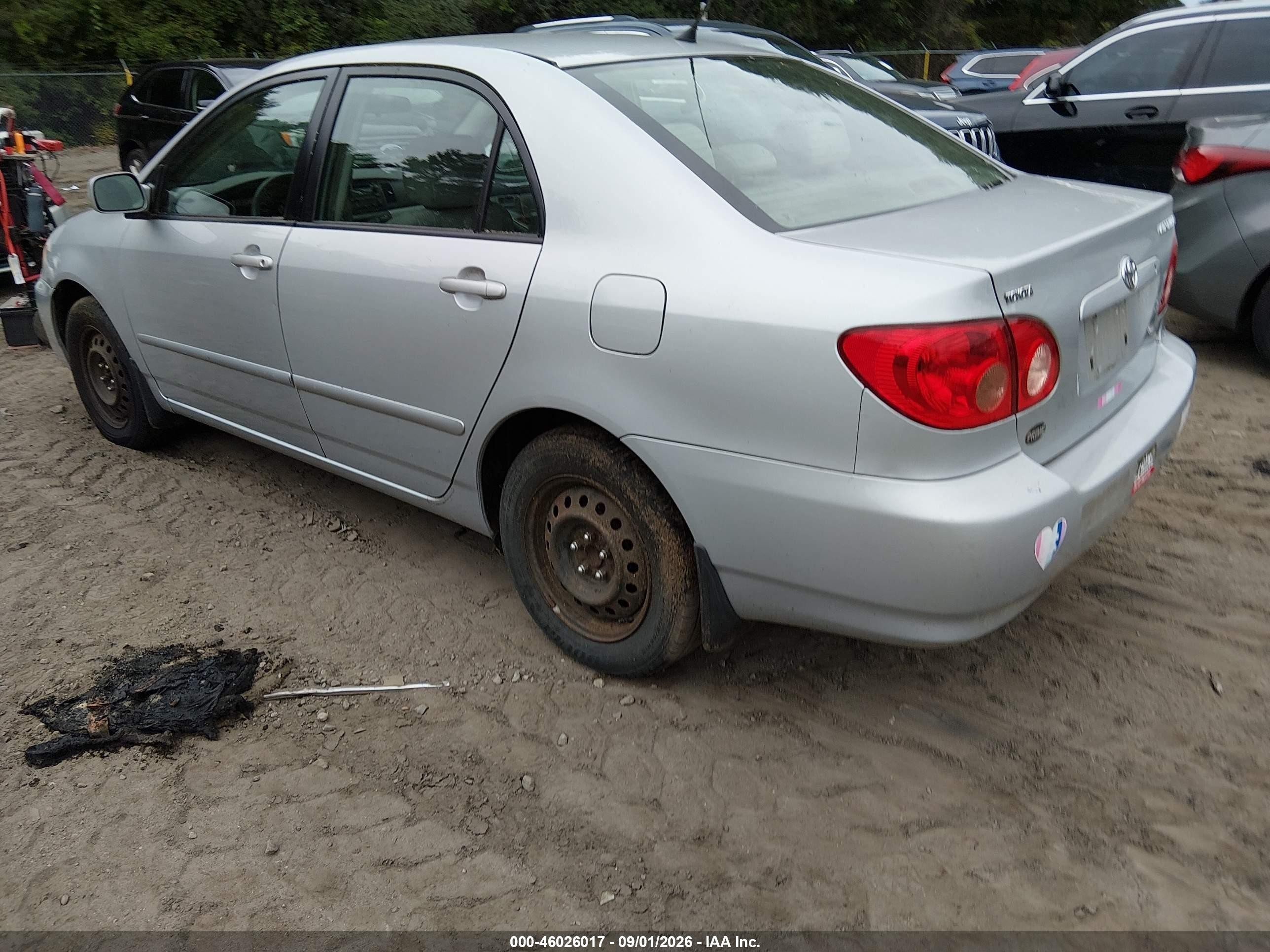 2005 Toyota Corolla Le Silver vin: 2T1BR30E35C506947