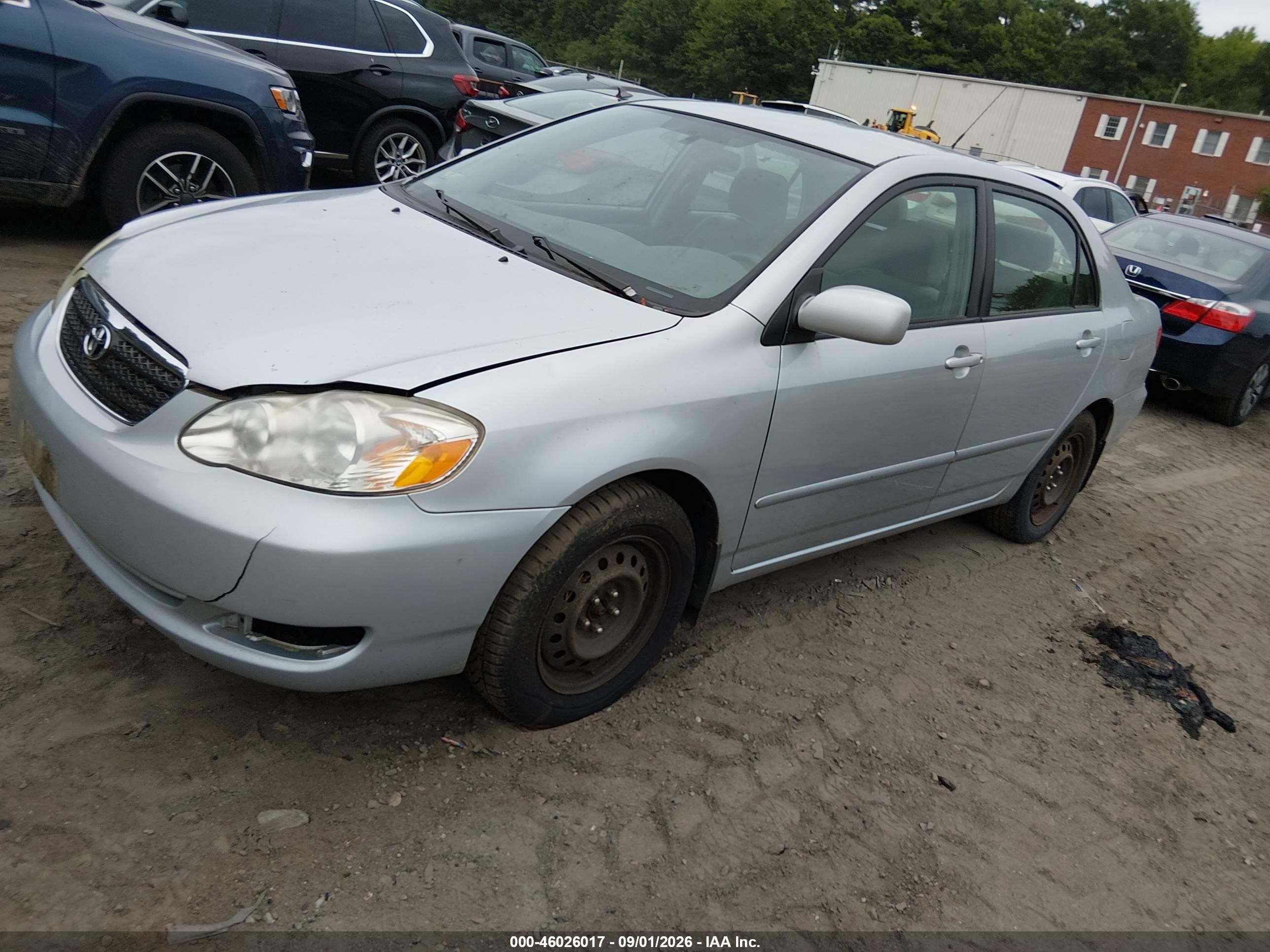 2005 Toyota Corolla Le Silver vin: 2T1BR30E35C506947