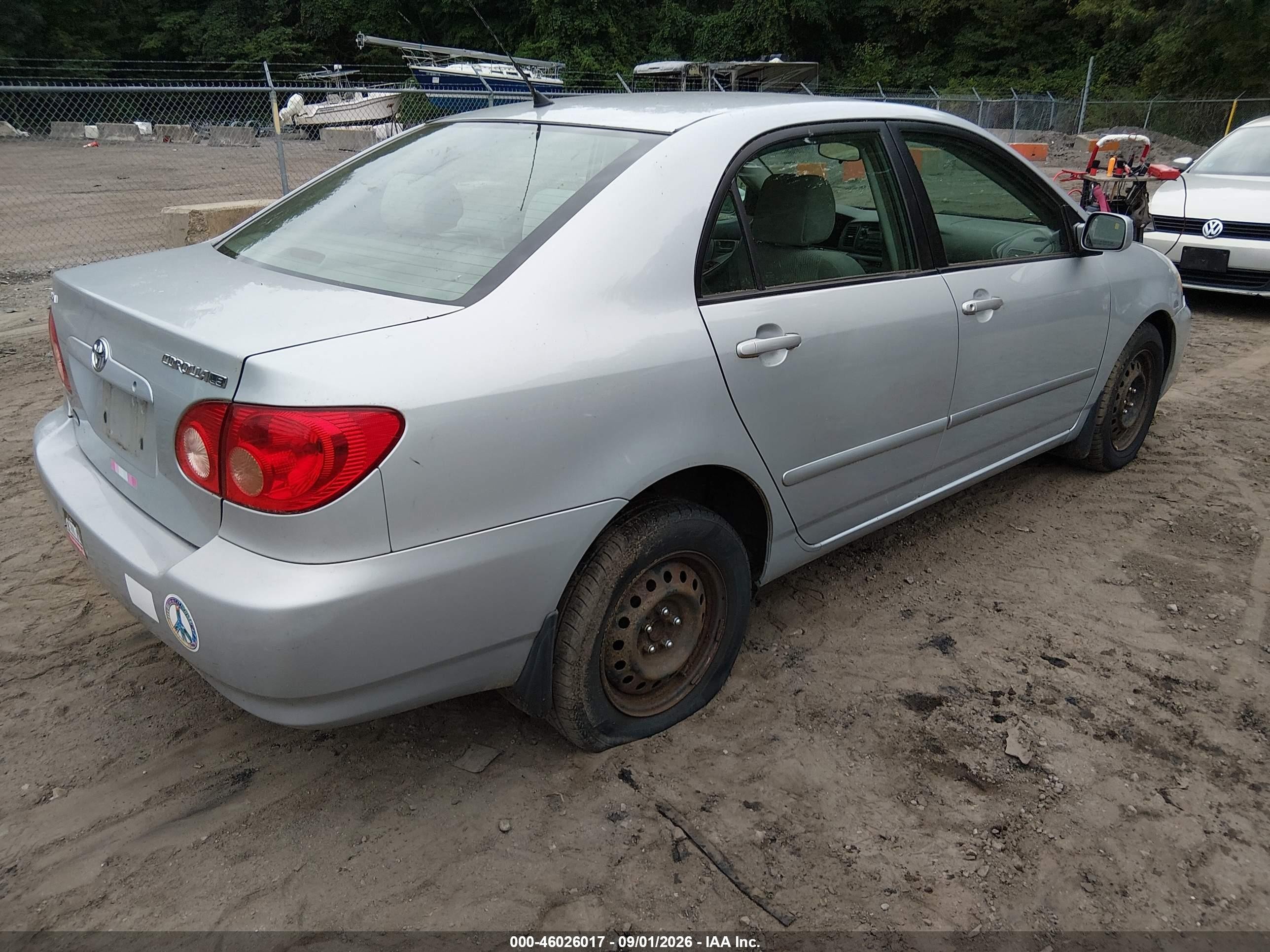2005 Toyota Corolla Le Silver vin: 2T1BR30E35C506947