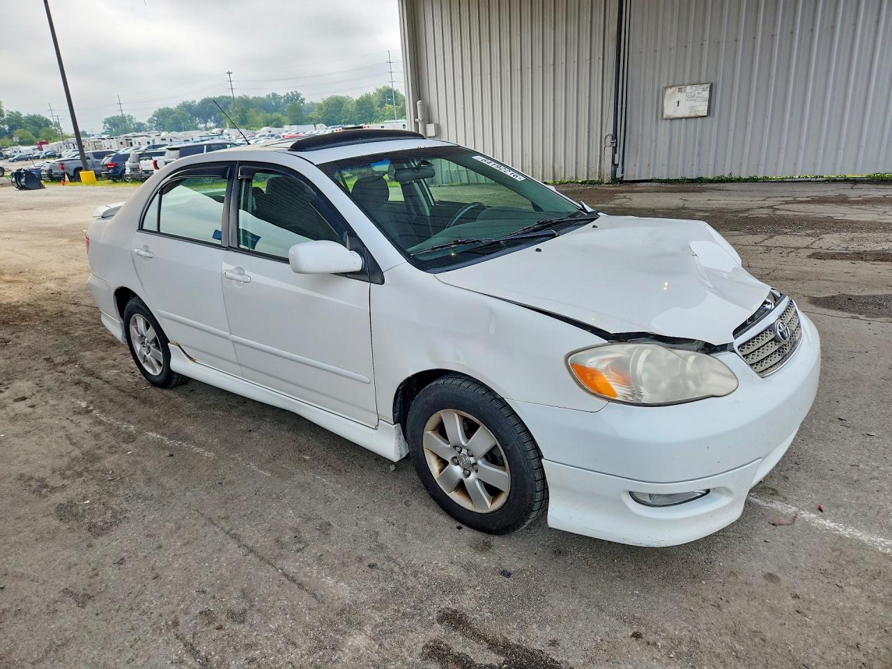 2007 Toyota Corolla S White vin: 2T1BR30E37C798554