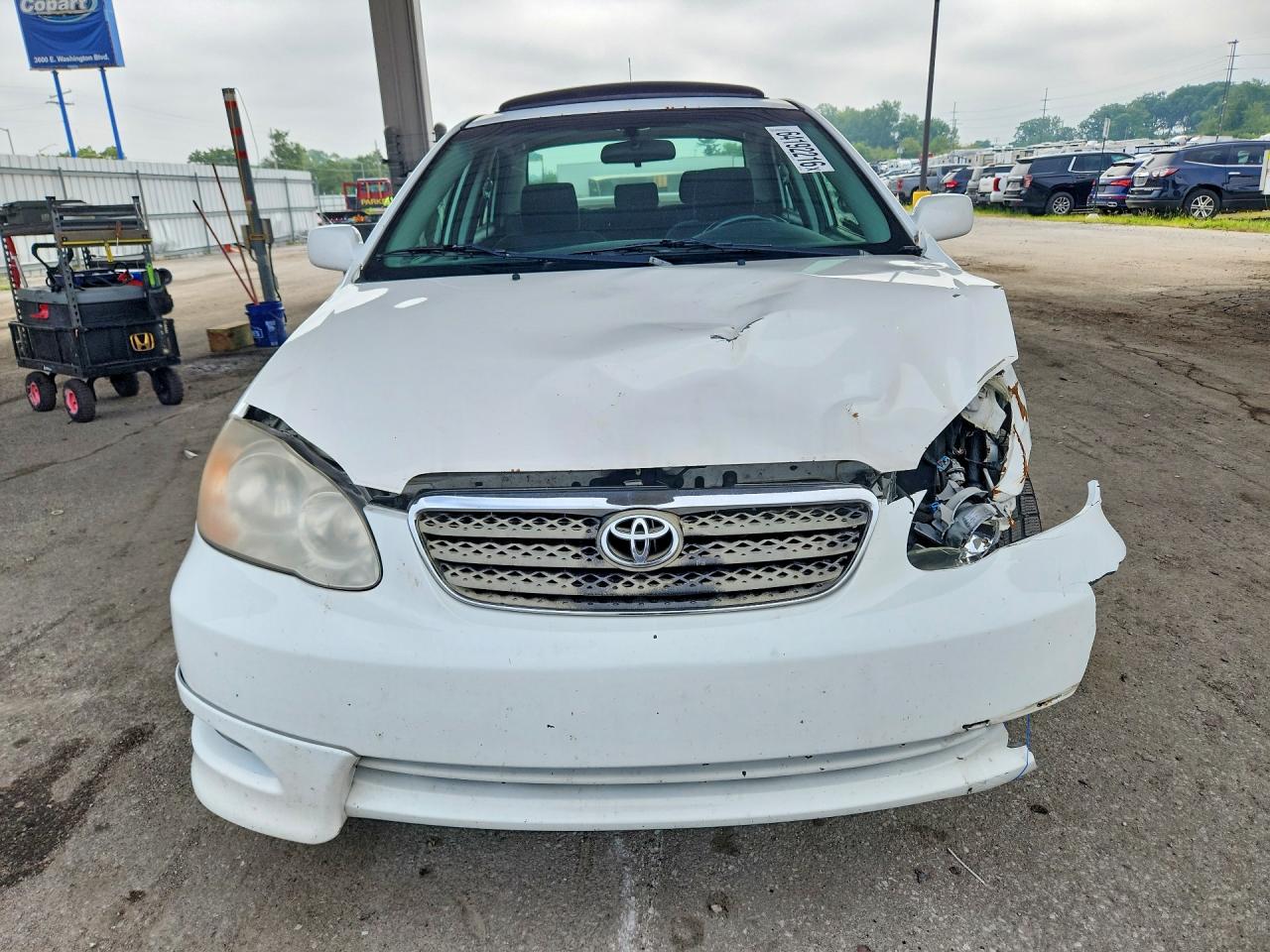 2007 Toyota Corolla S White vin: 2T1BR30E37C798554