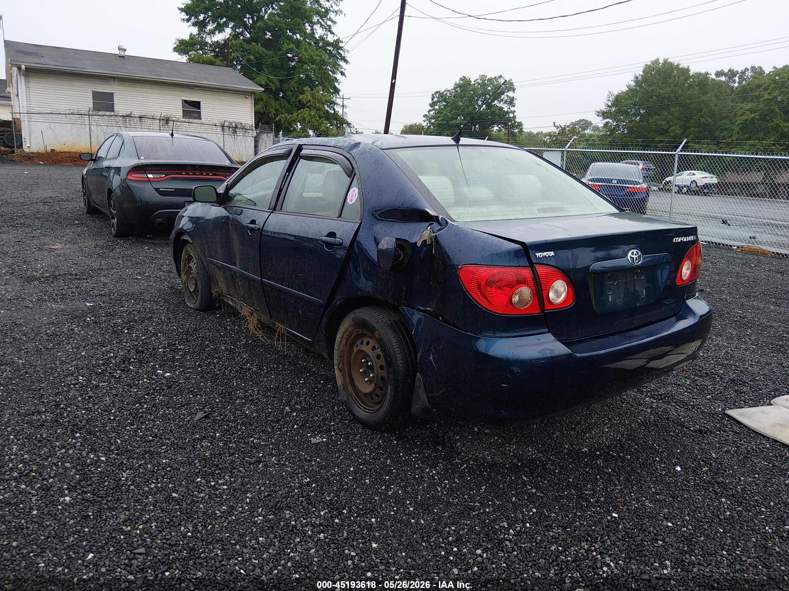 2007 Toyota Corolla Le Blue vin: 2T1BR30E37C830032