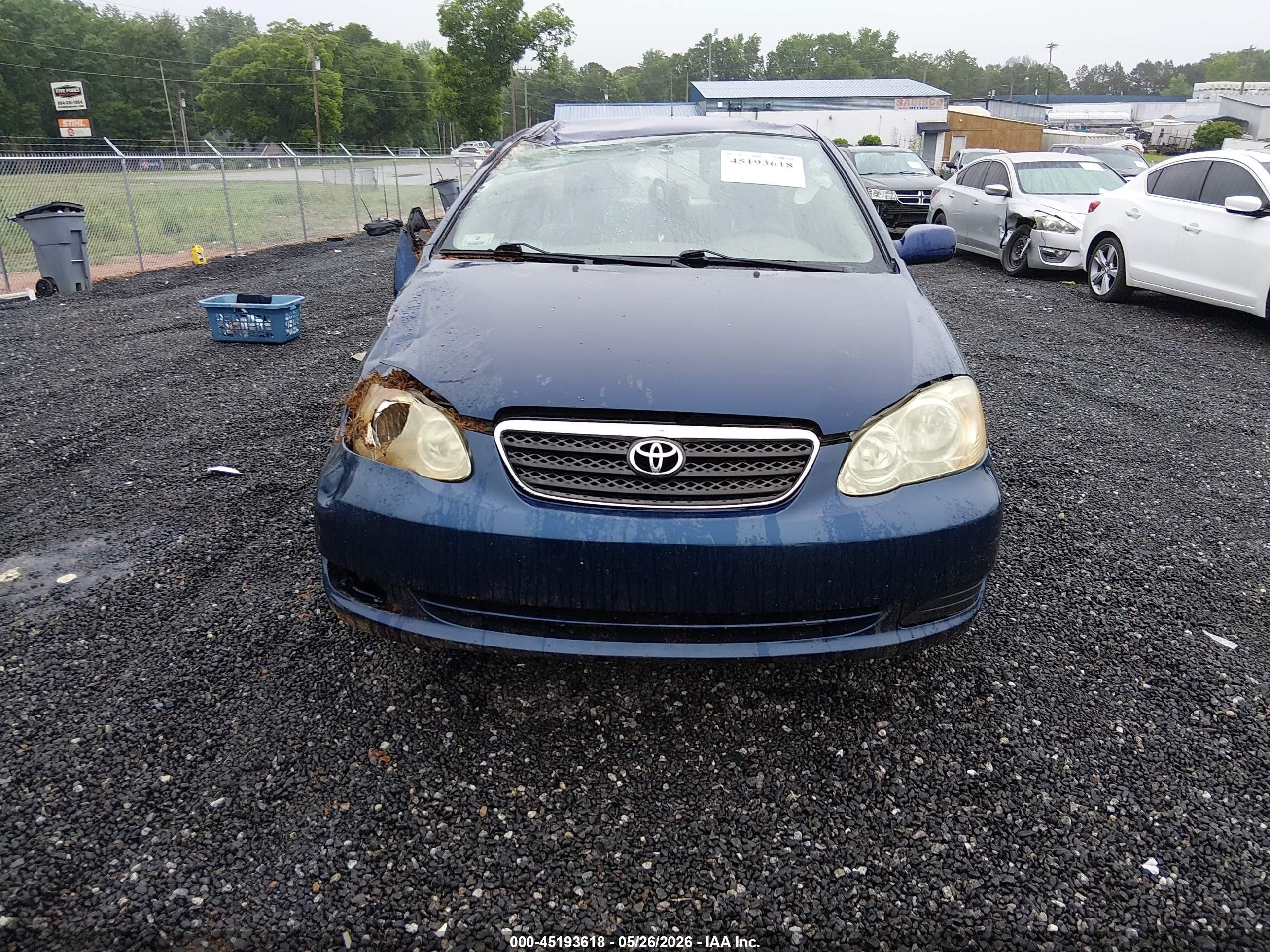 2007 Toyota Corolla Le Blue vin: 2T1BR30E37C830032