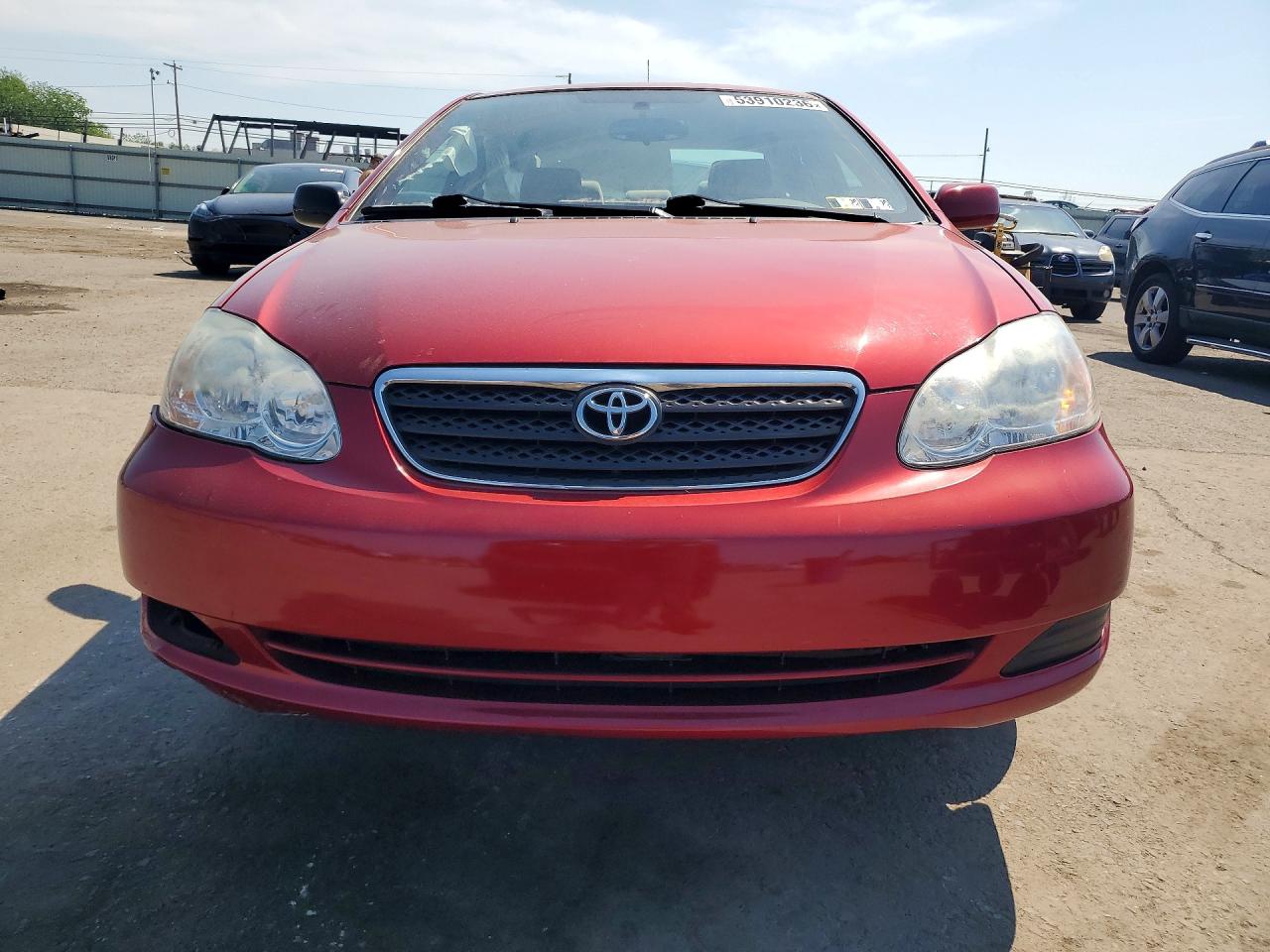 2007 Toyota Corolla Maroon vin: 2T1BR30E37C854086